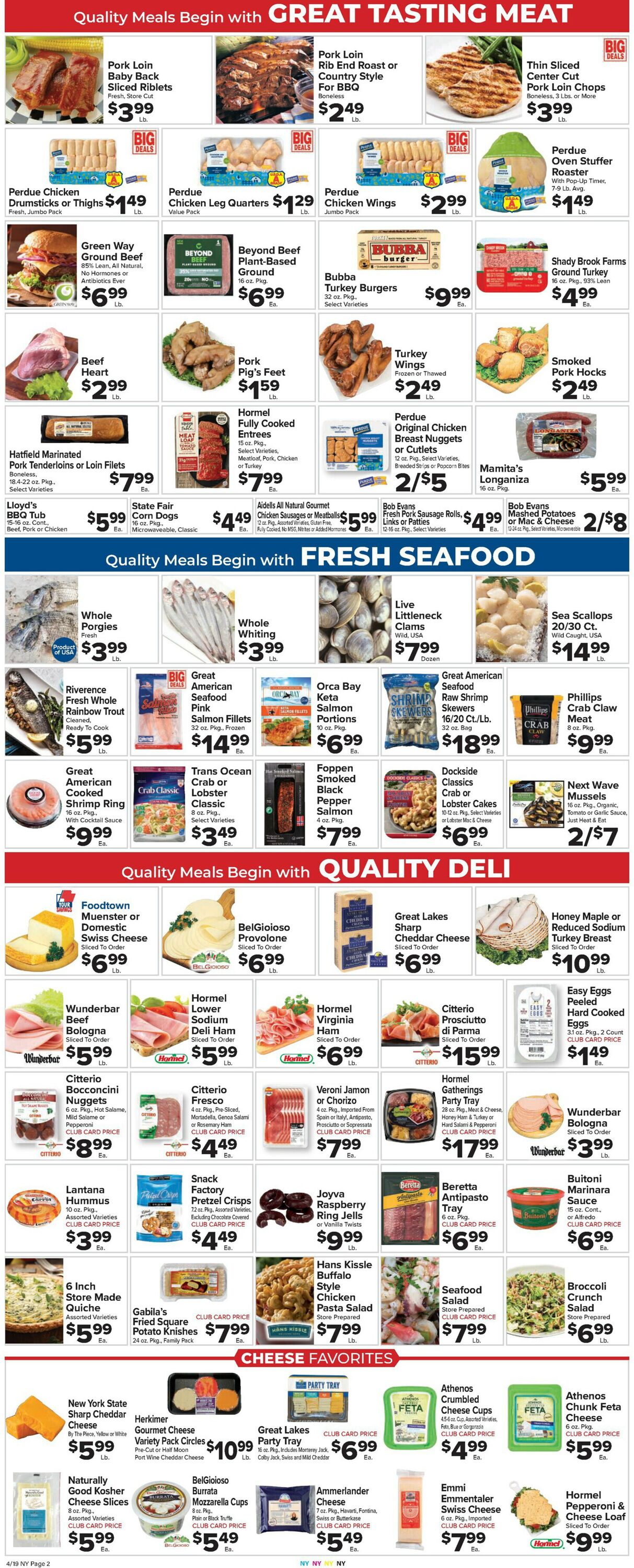 Catalogue Foodtown from 04/19/2024