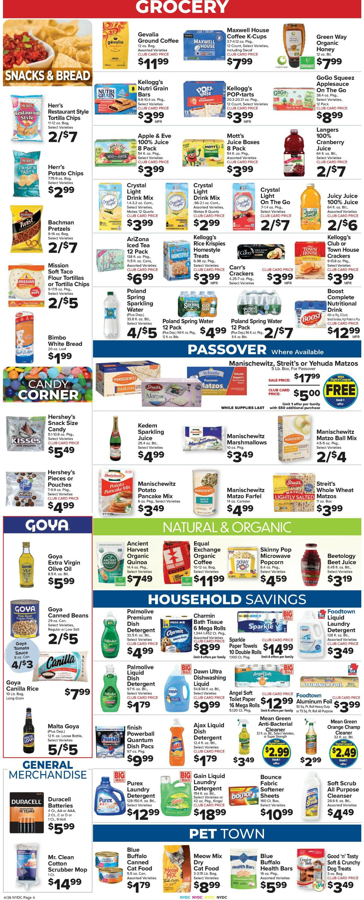 Catalogue Foodtown from 04/26/2024