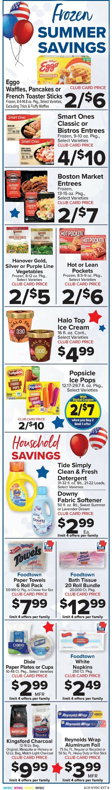 Catalogue Foodtown from 06/21/2024