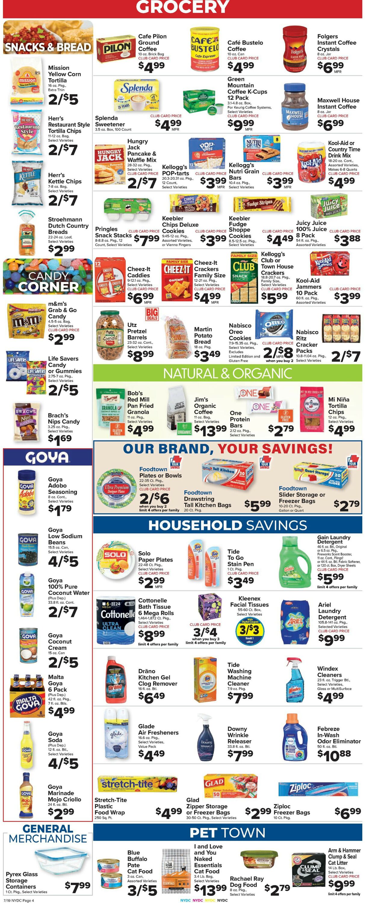 Catalogue Foodtown from 07/19/2024
