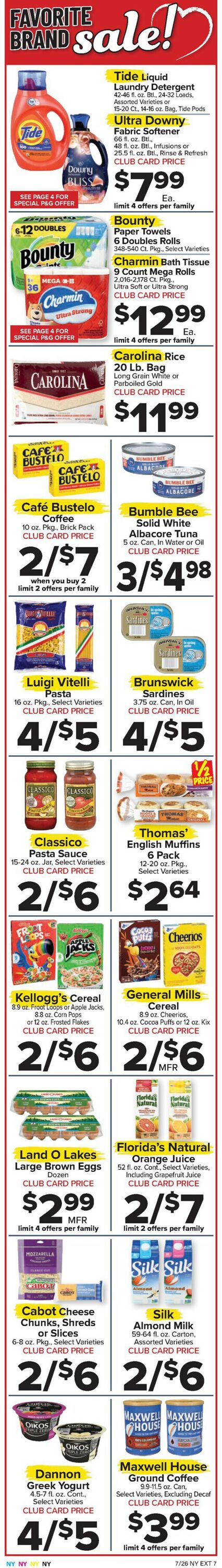 Catalogue Foodtown from 07/26/2024