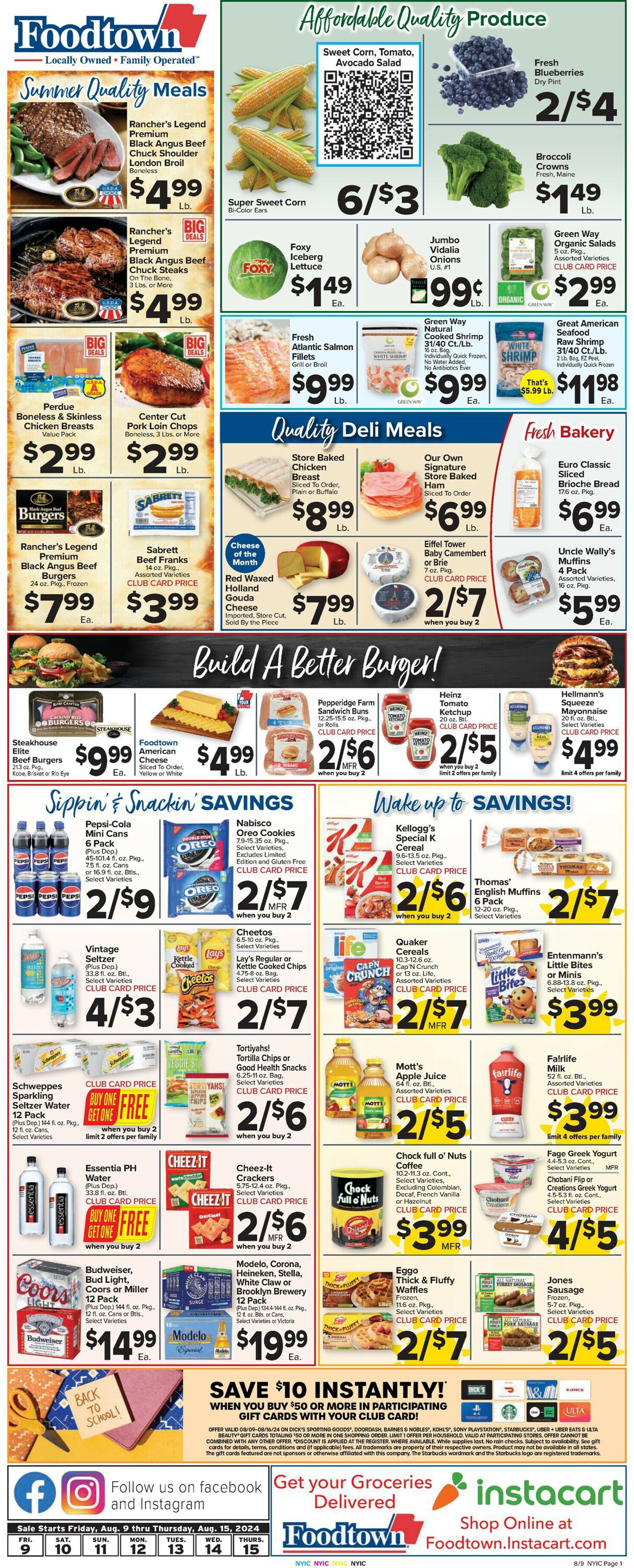 Catalogue Foodtown from 08/09/2024