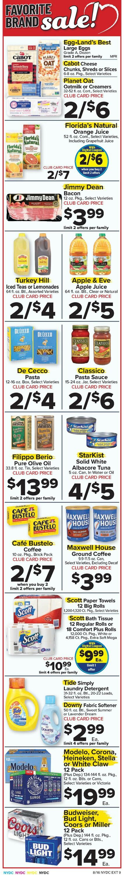 Catalogue Foodtown from 08/16/2024