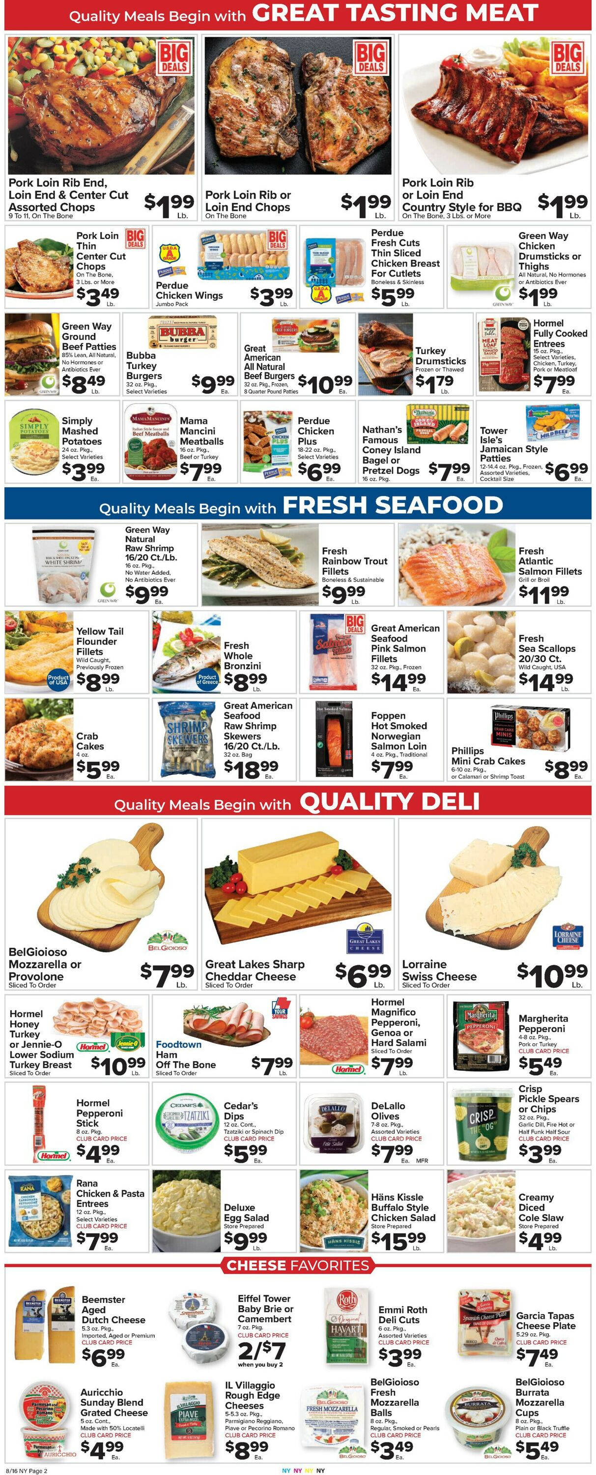 Catalogue Foodtown from 08/16/2024