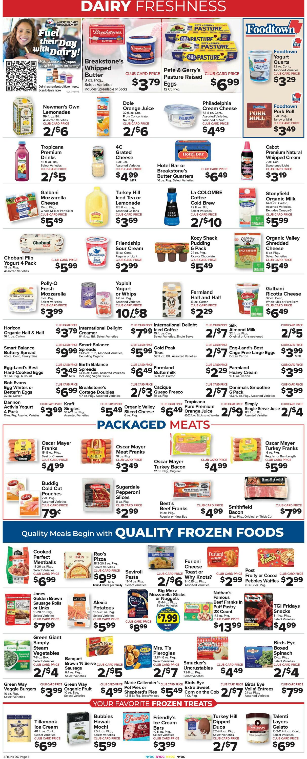 Catalogue Foodtown from 08/16/2024