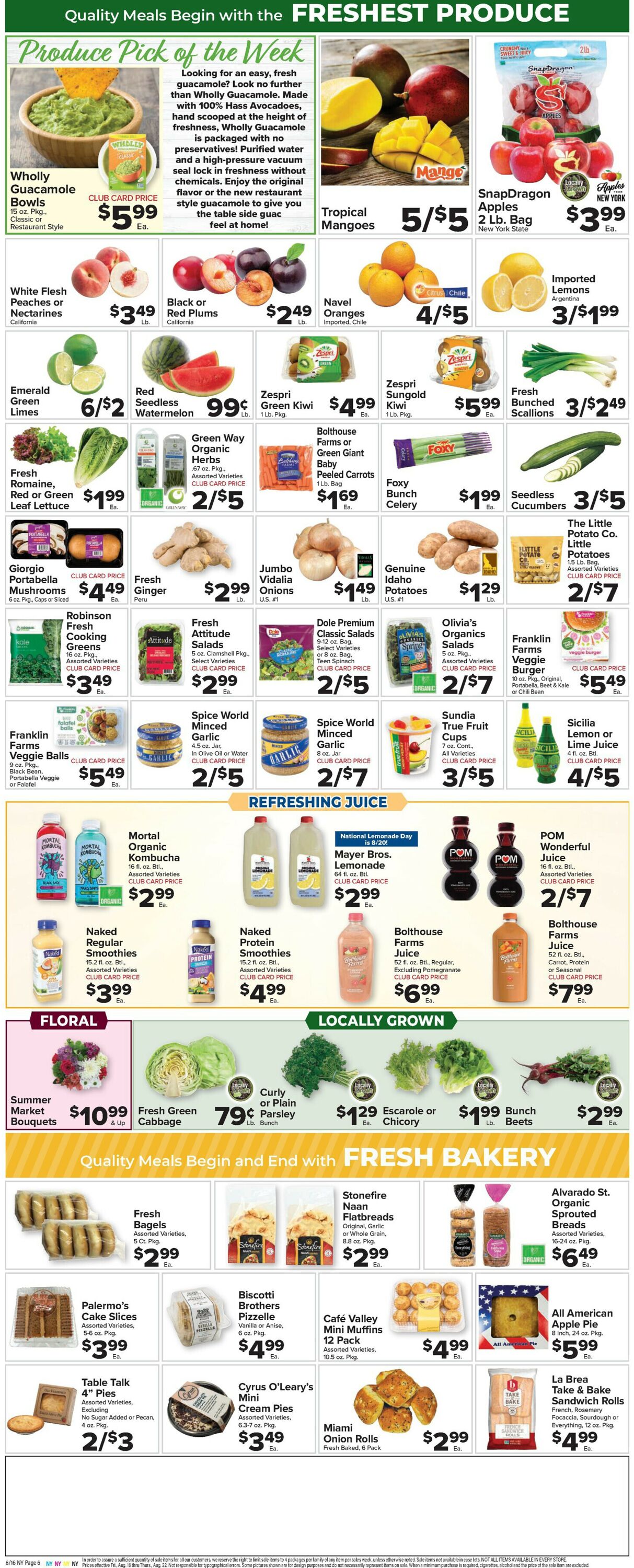 Catalogue Foodtown from 08/16/2024