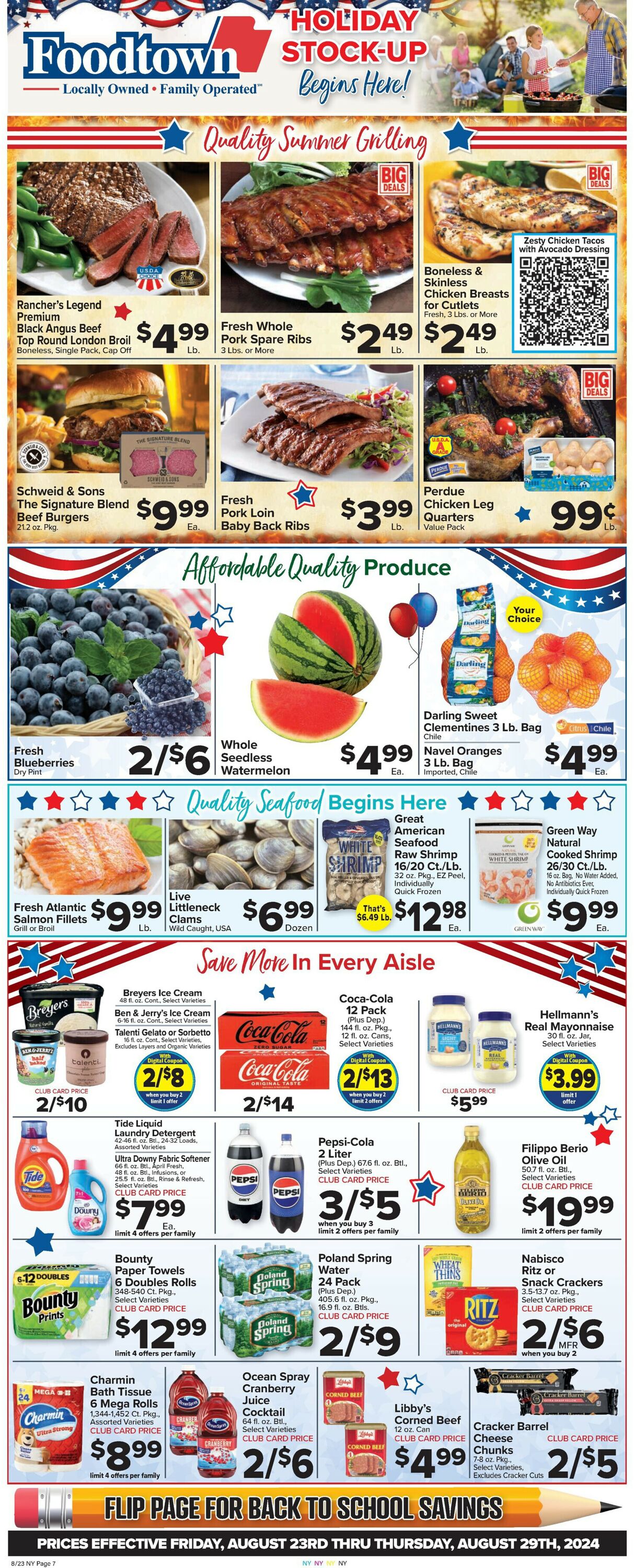 Catalogue Foodtown from 08/23/2024