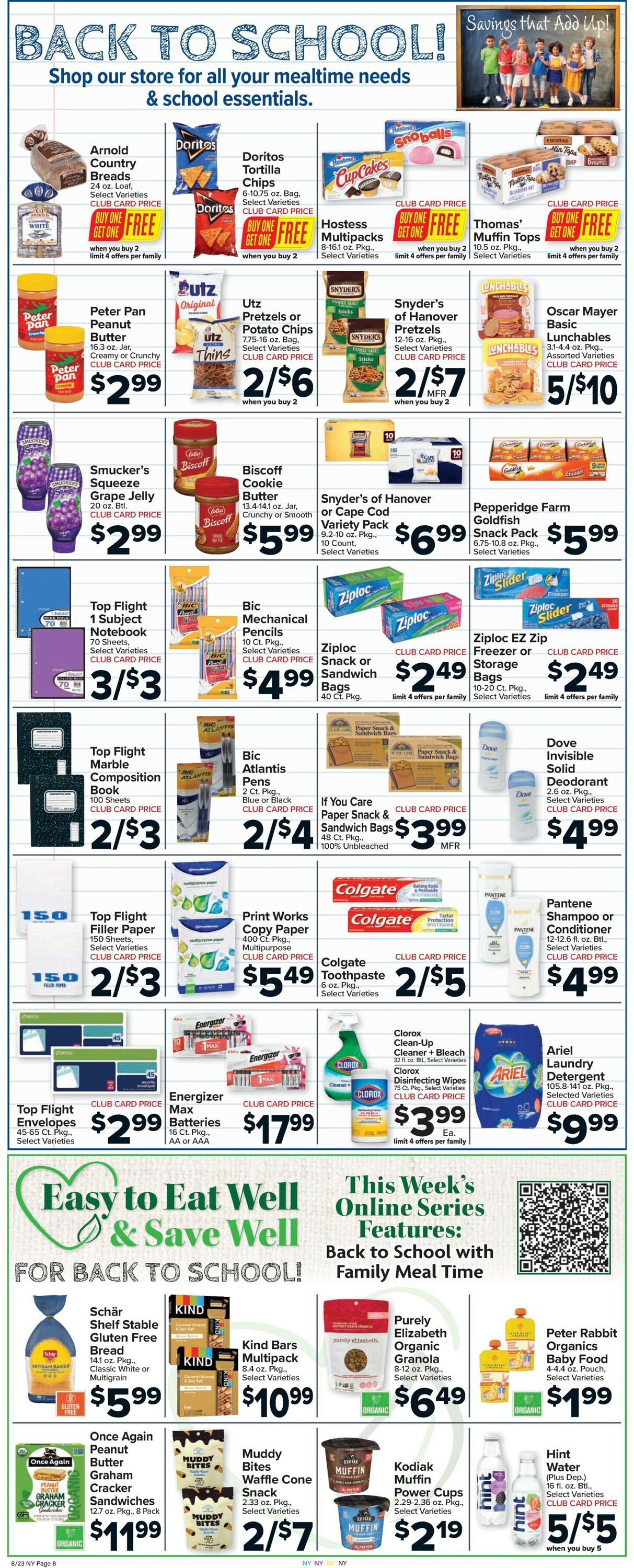 Catalogue Foodtown from 08/23/2024