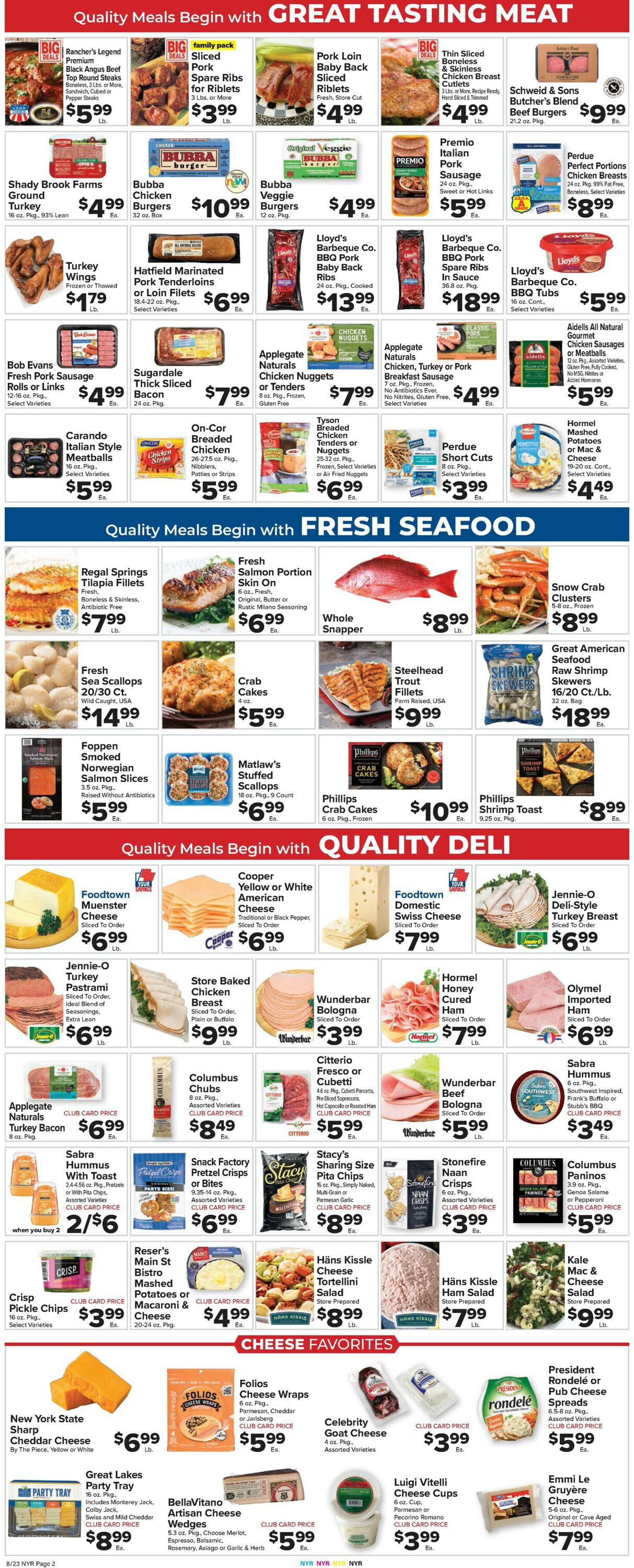 Catalogue Foodtown from 08/23/2024