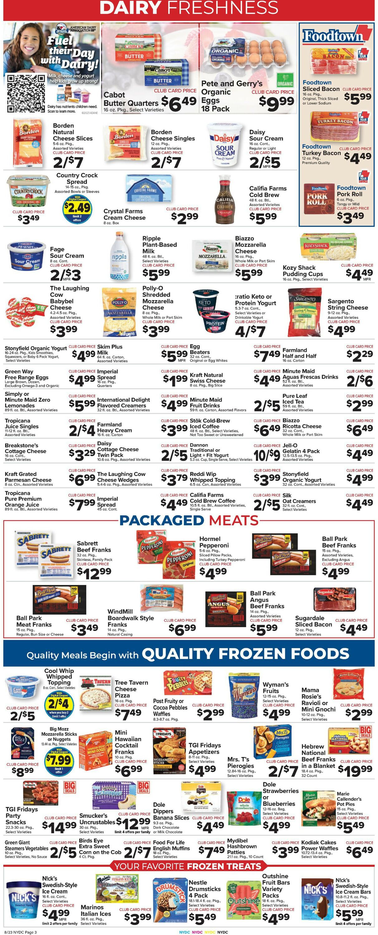 Catalogue Foodtown from 08/23/2024