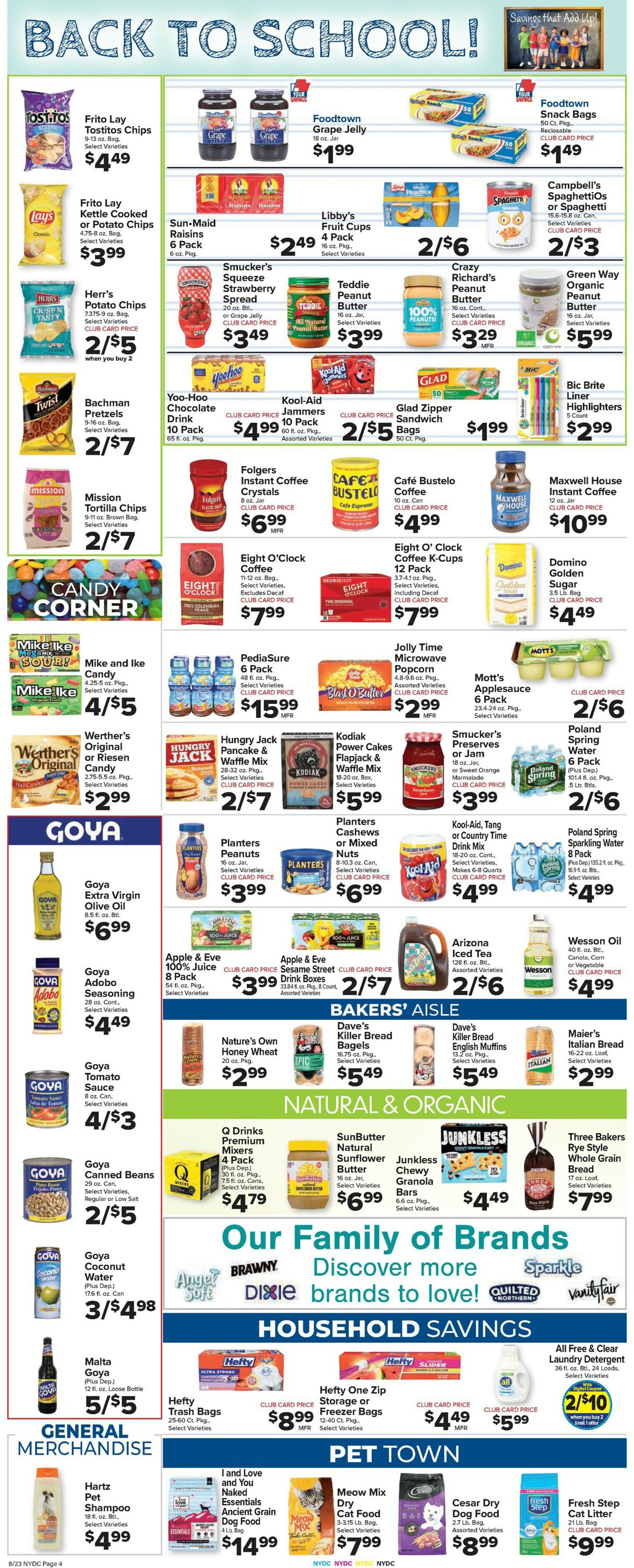 Catalogue Foodtown from 08/23/2024