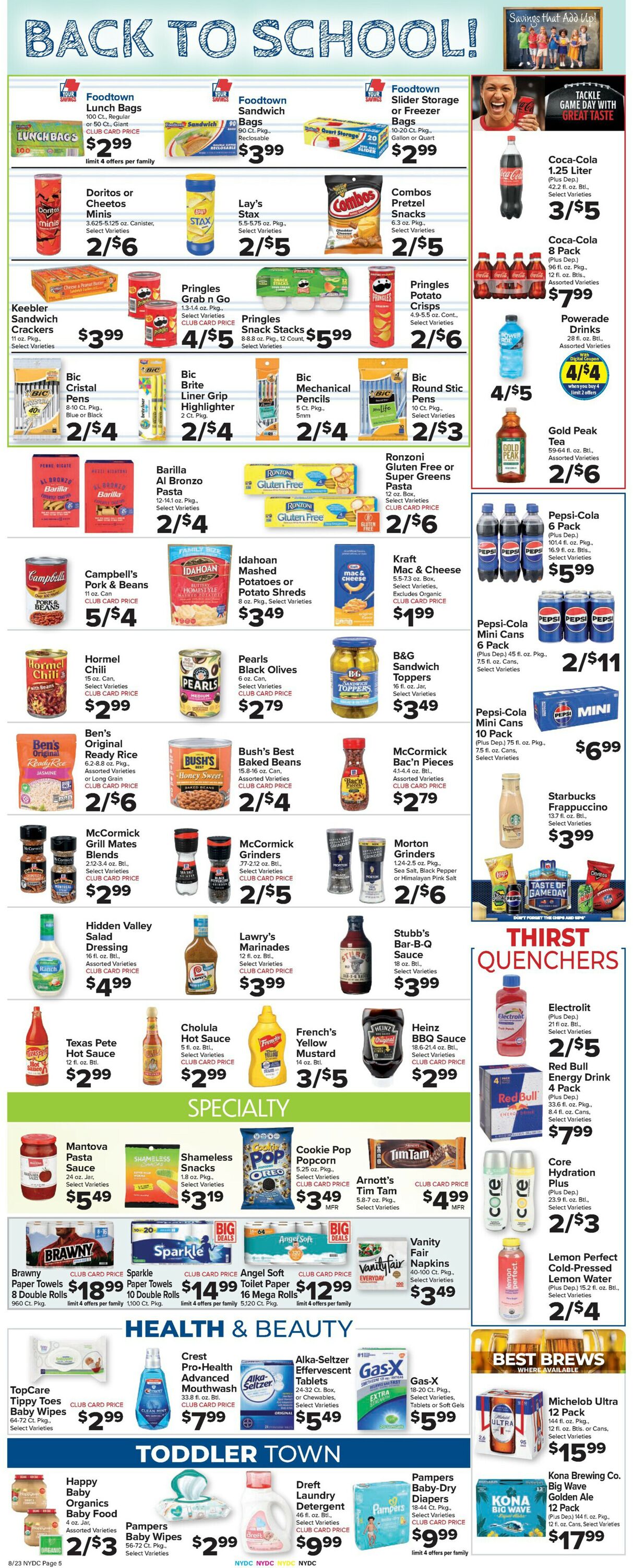 Catalogue Foodtown from 08/23/2024