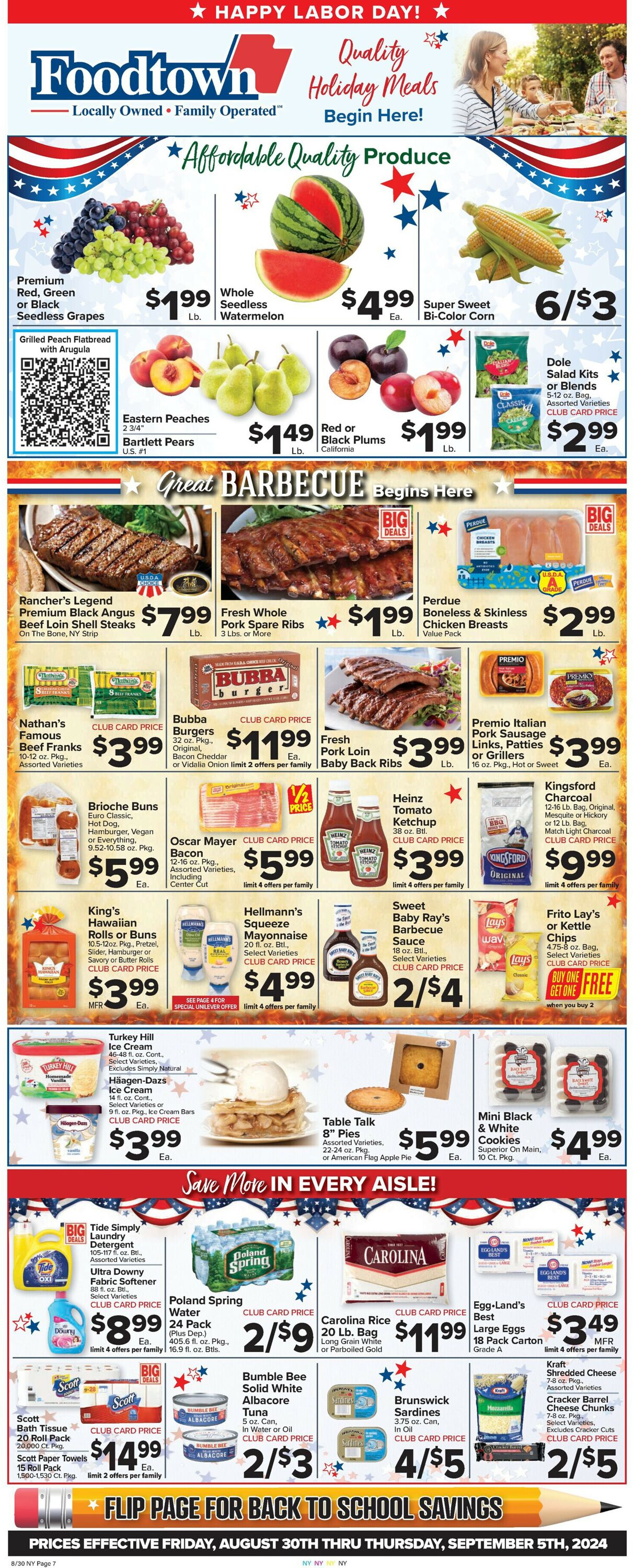 Catalogue Foodtown from 08/30/2024