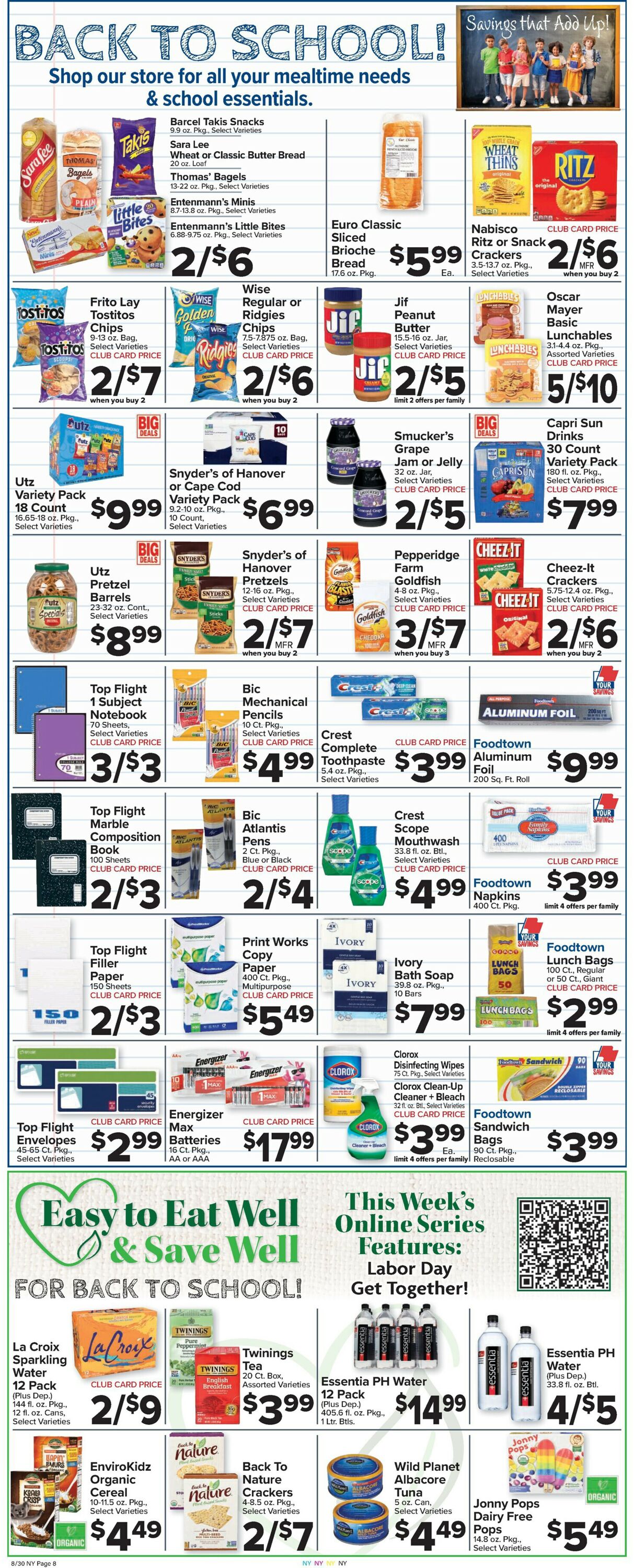 Catalogue Foodtown from 08/30/2024