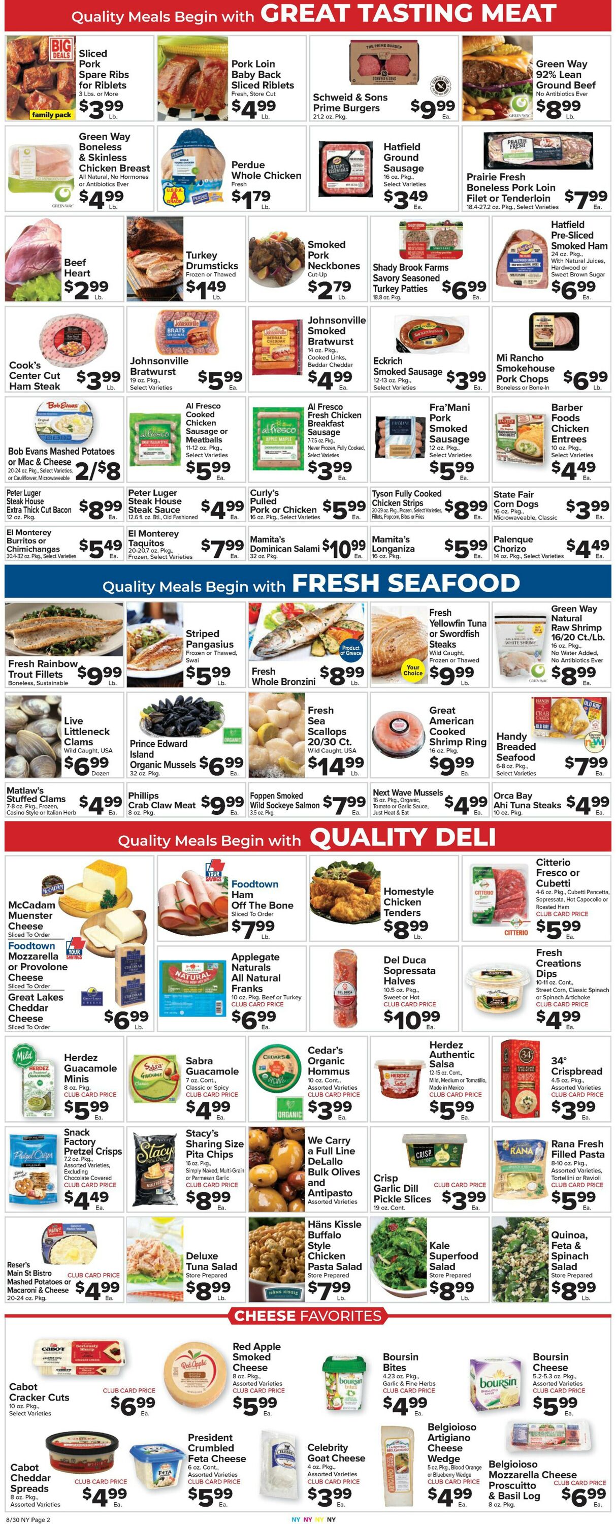 Catalogue Foodtown from 08/30/2024