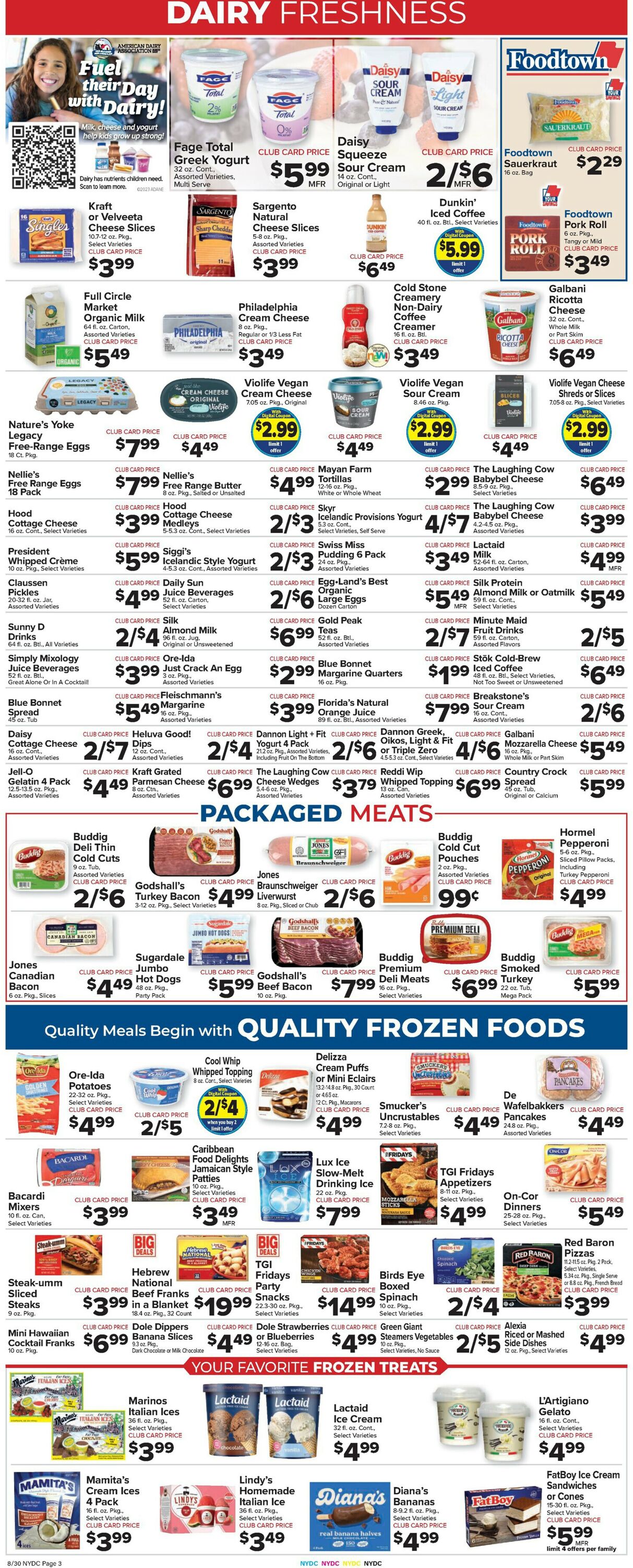 Catalogue Foodtown from 08/30/2024