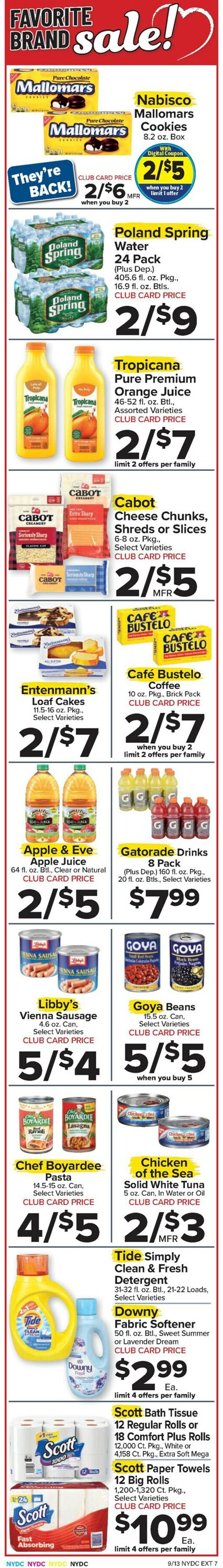 Catalogue Foodtown from 09/13/2024