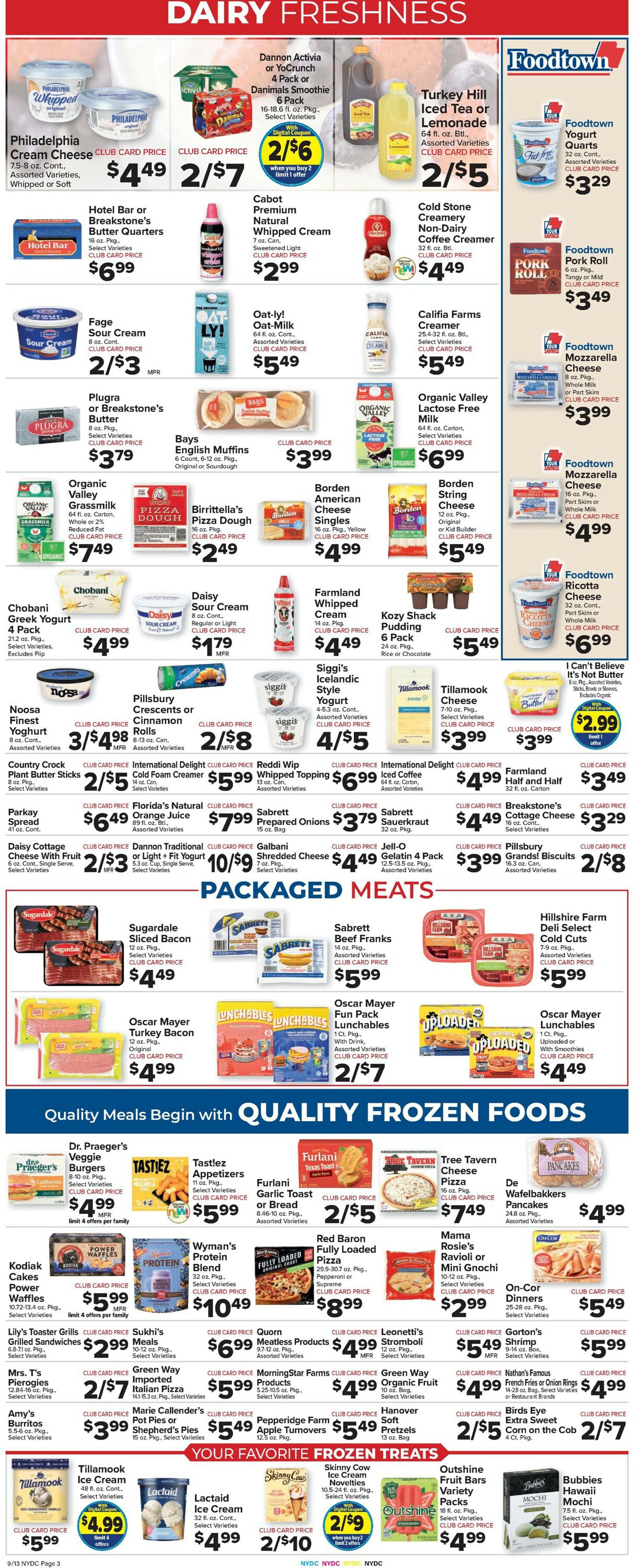 Catalogue Foodtown from 09/13/2024