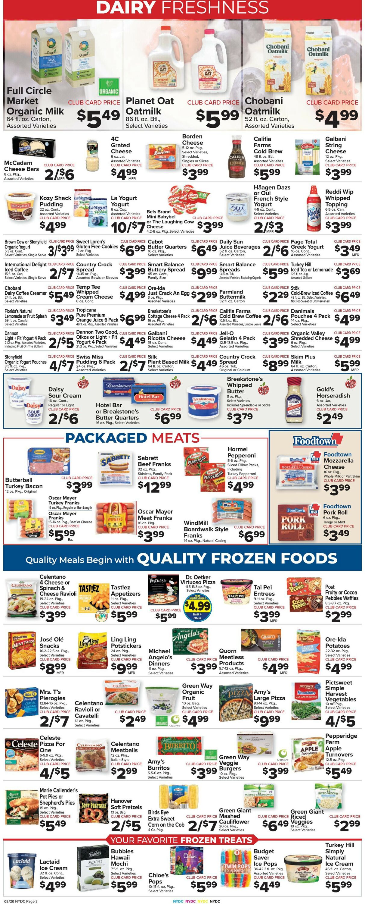 Catalogue Foodtown from 09/20/2024