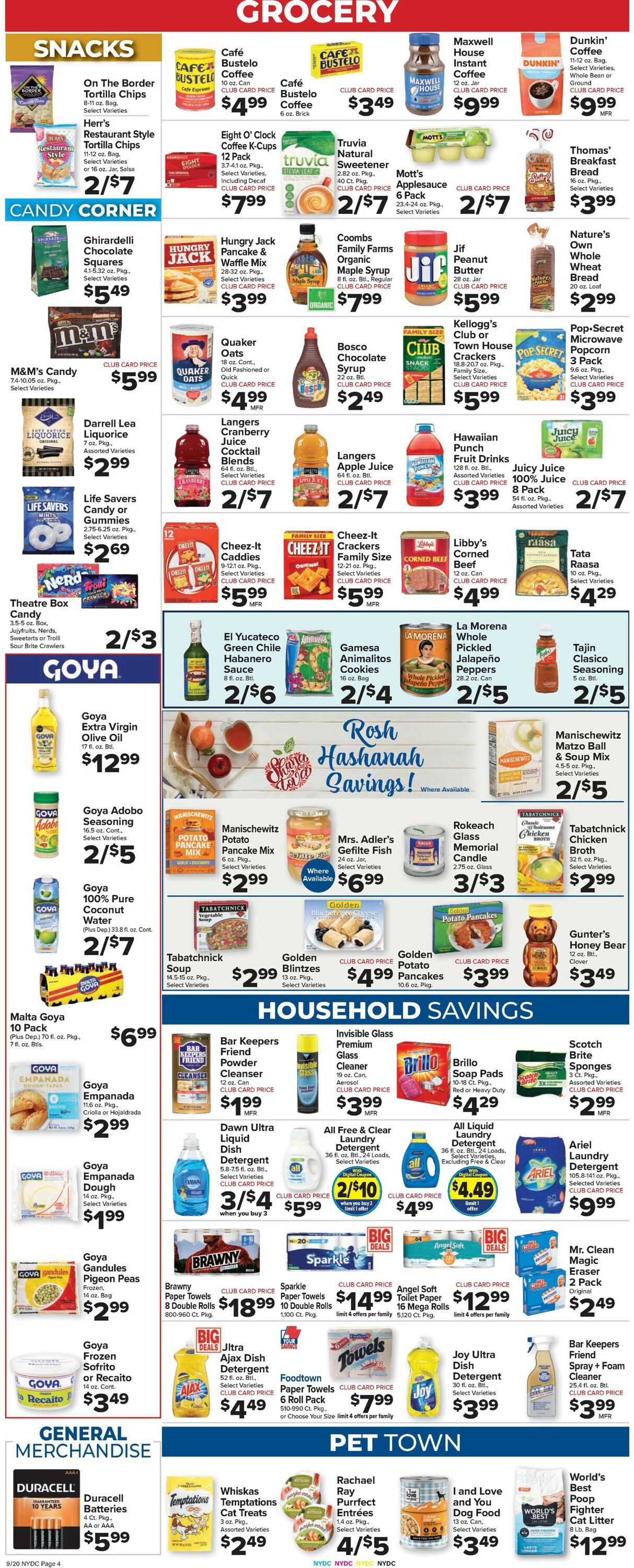 Catalogue Foodtown from 09/20/2024