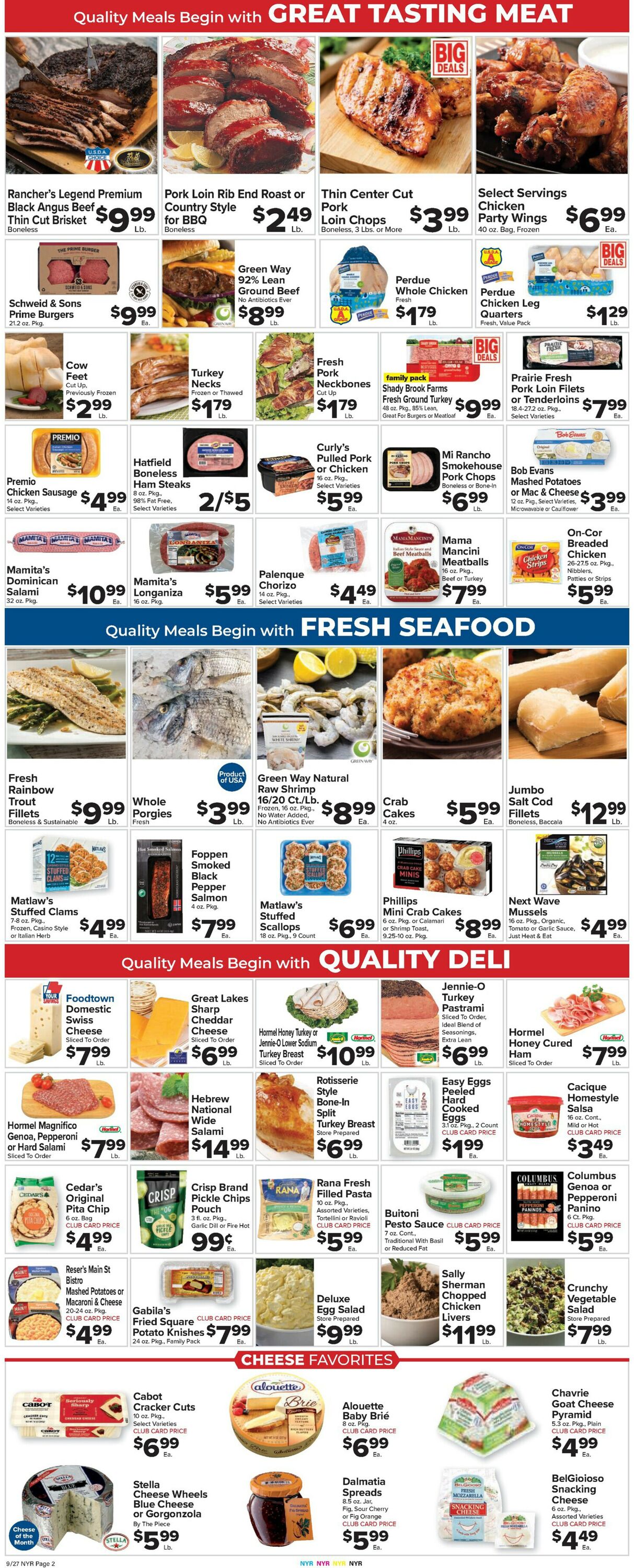 Catalogue Foodtown from 09/27/2024