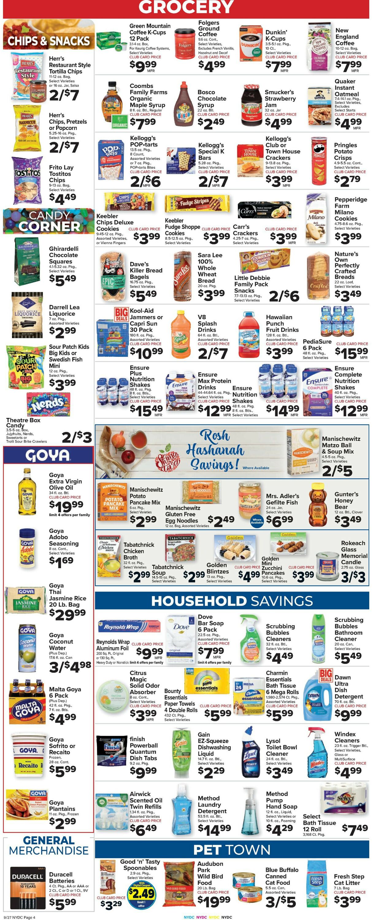 Catalogue Foodtown from 09/27/2024