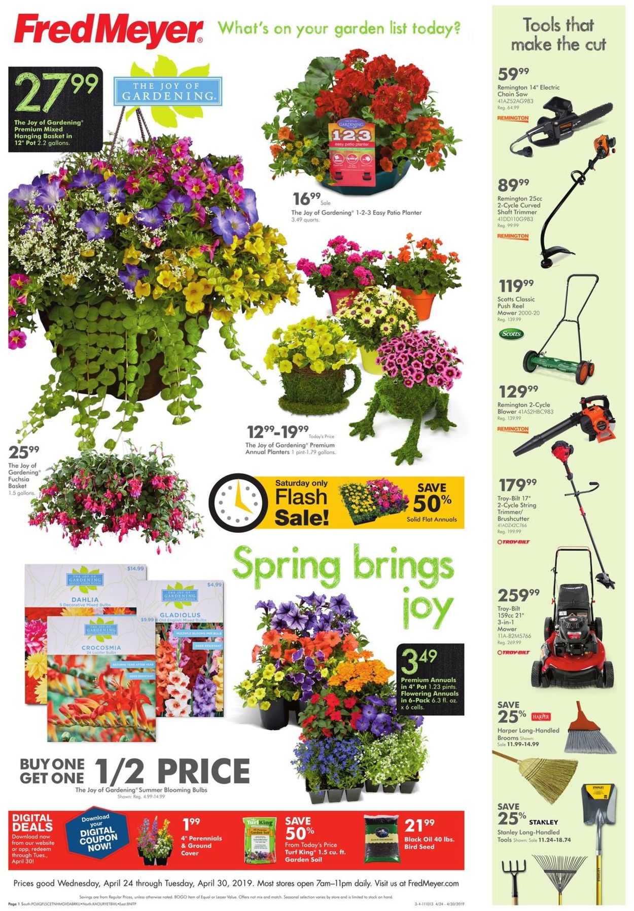 Catalogue Fred Meyer from 04/24/2019