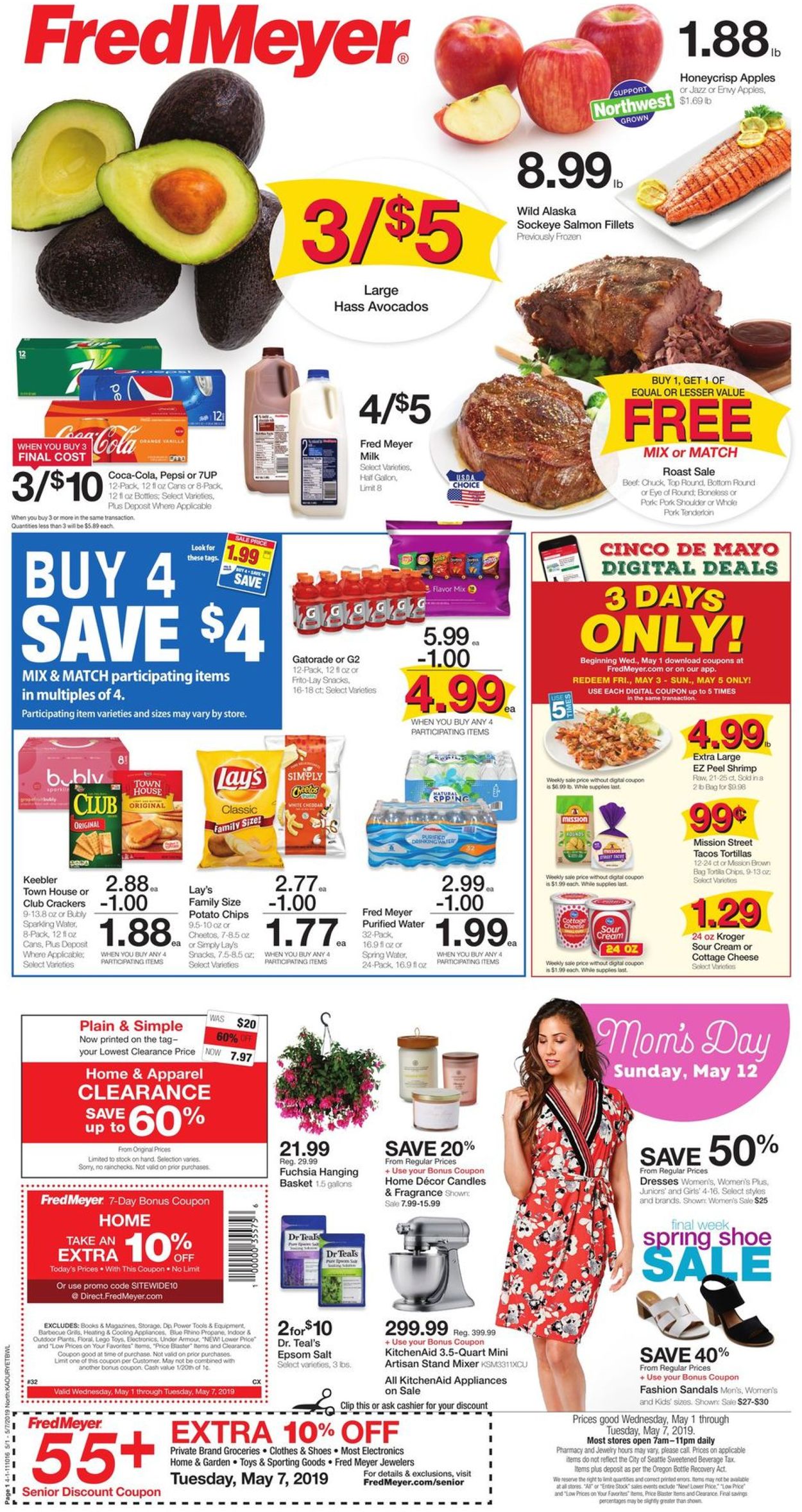Fred Meyer Current weekly ad 05/01 05/07/2019
