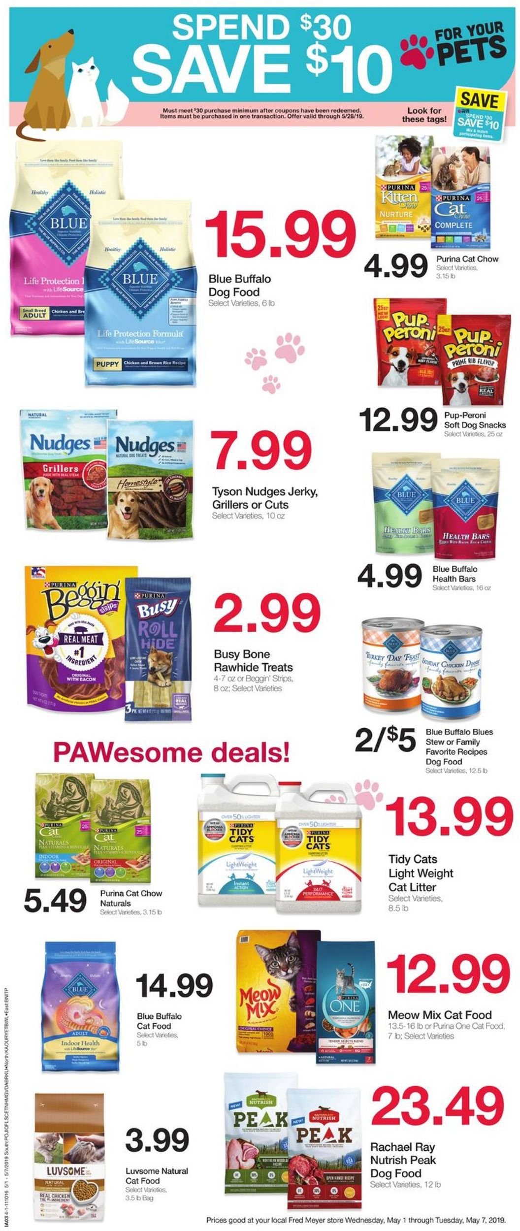 Catalogue Fred Meyer from 05/01/2019