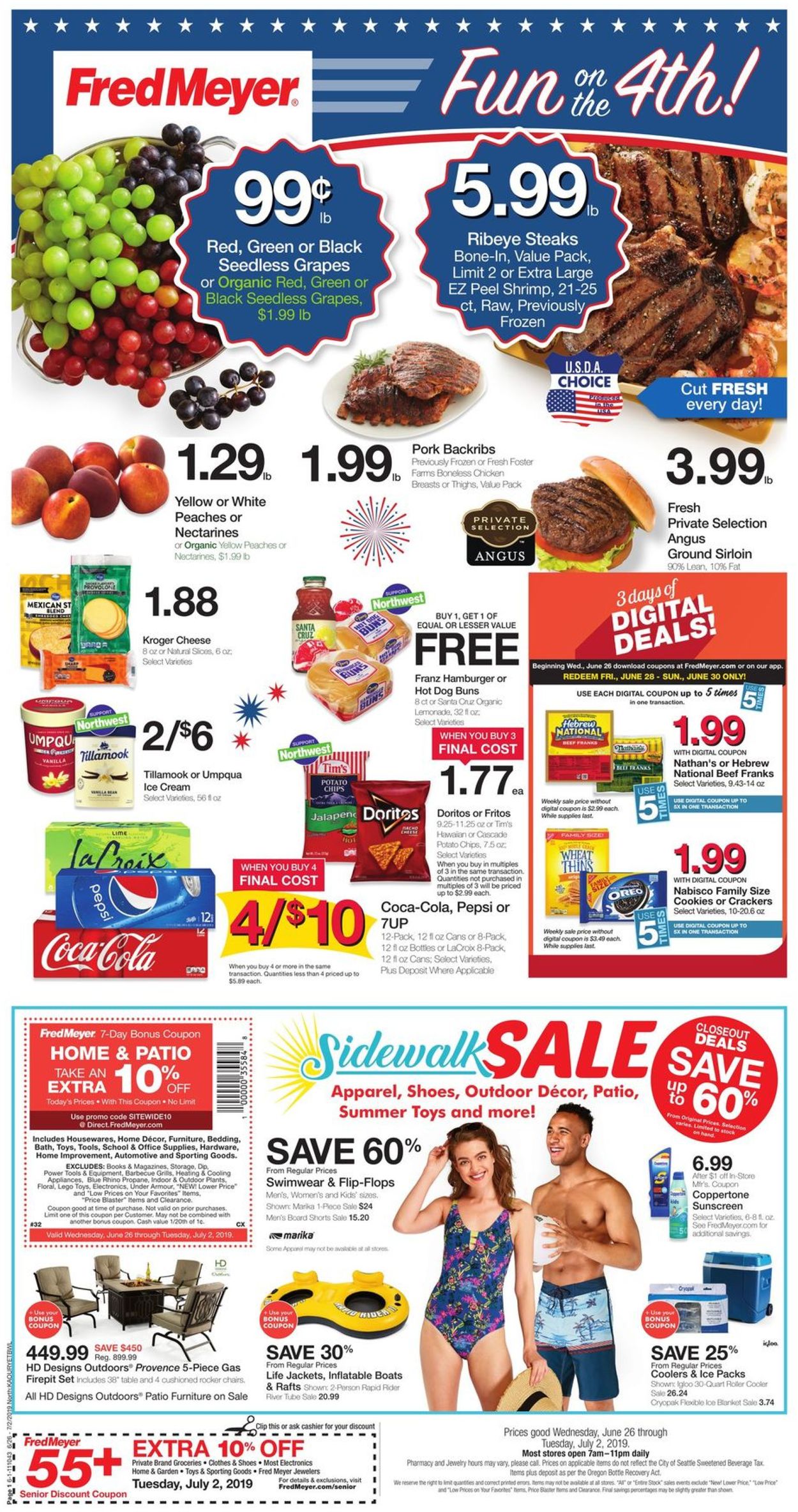 Catalogue Fred Meyer from 06/26/2019