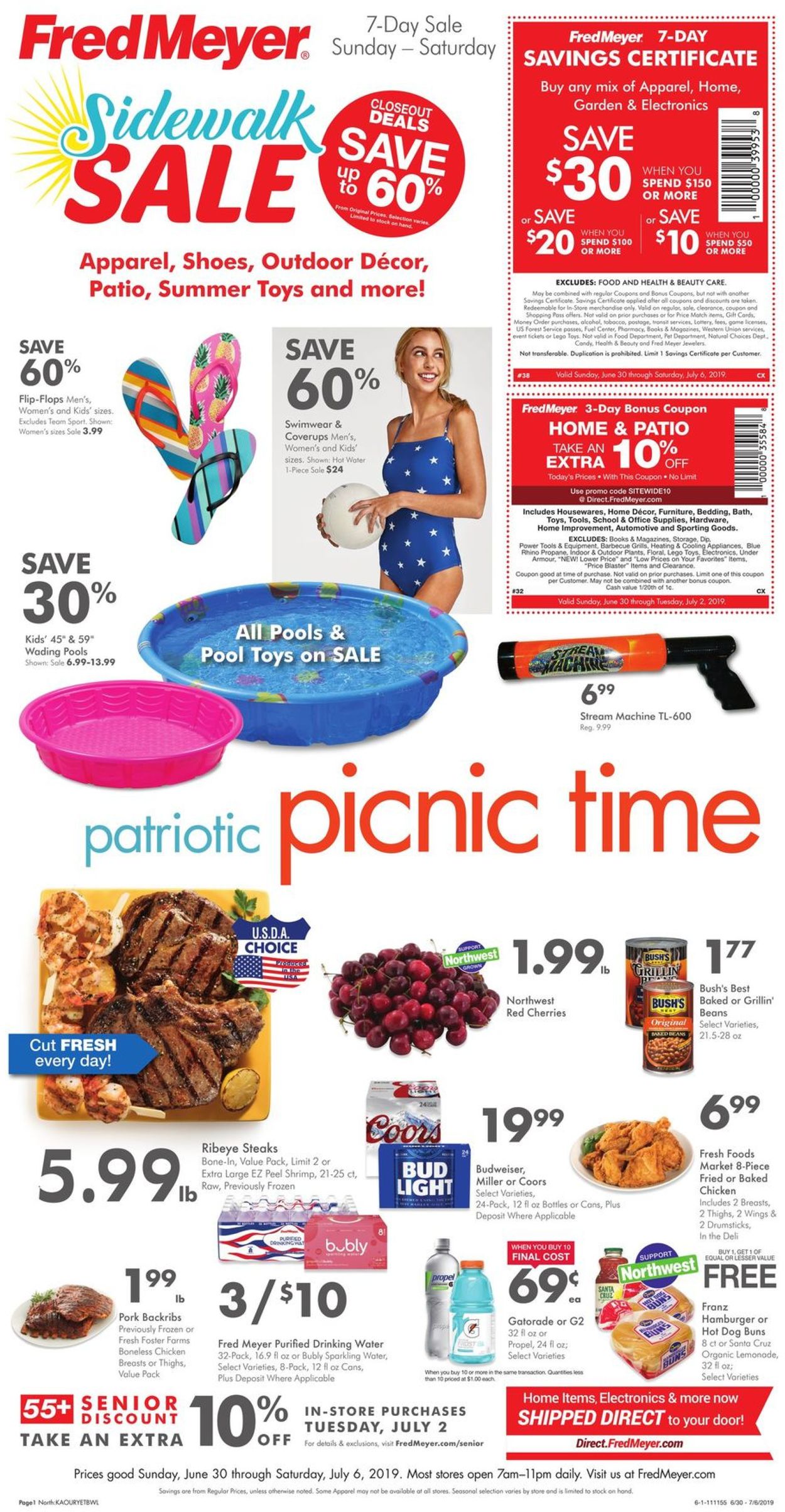 Catalogue Fred Meyer from 06/30/2019