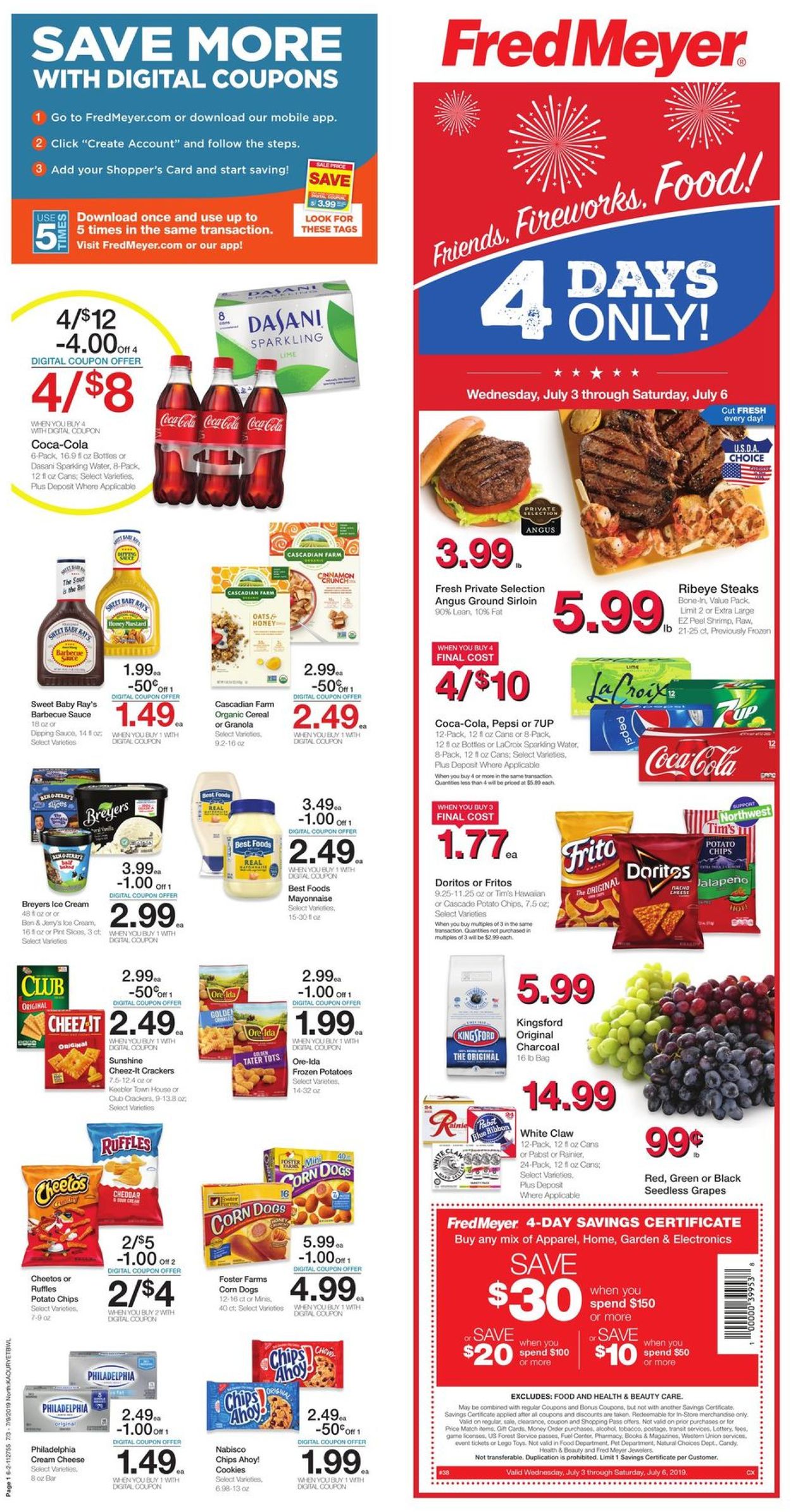 Catalogue Fred Meyer from 07/03/2019