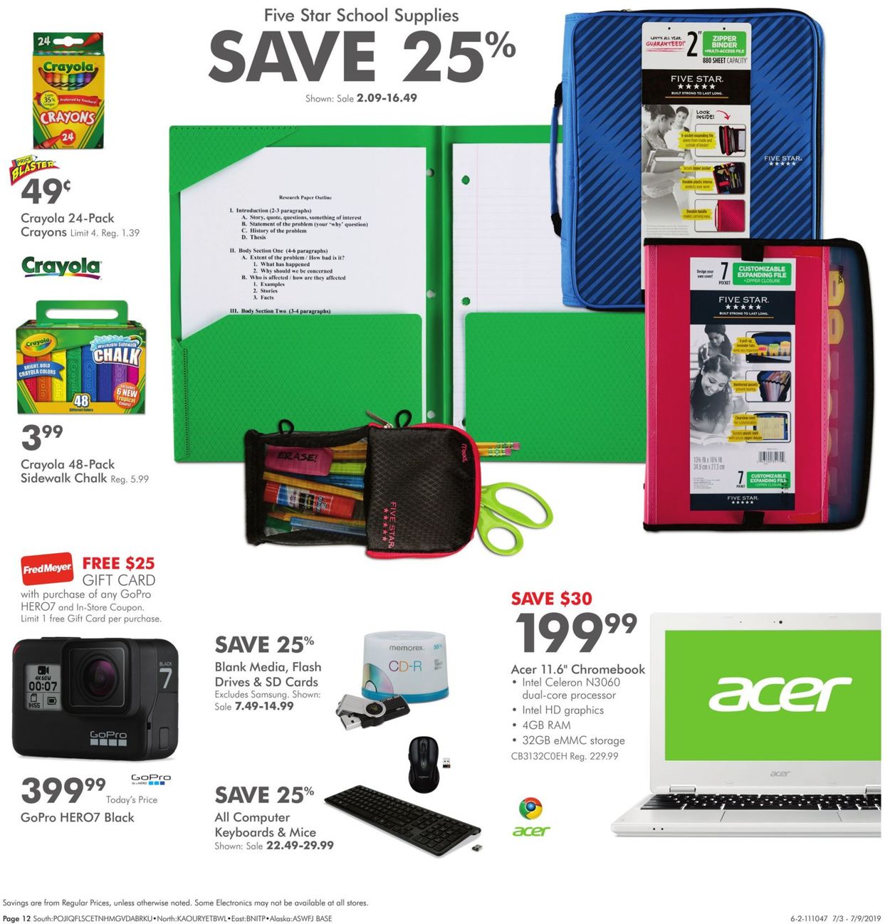 Catalogue Fred Meyer from 07/03/2019