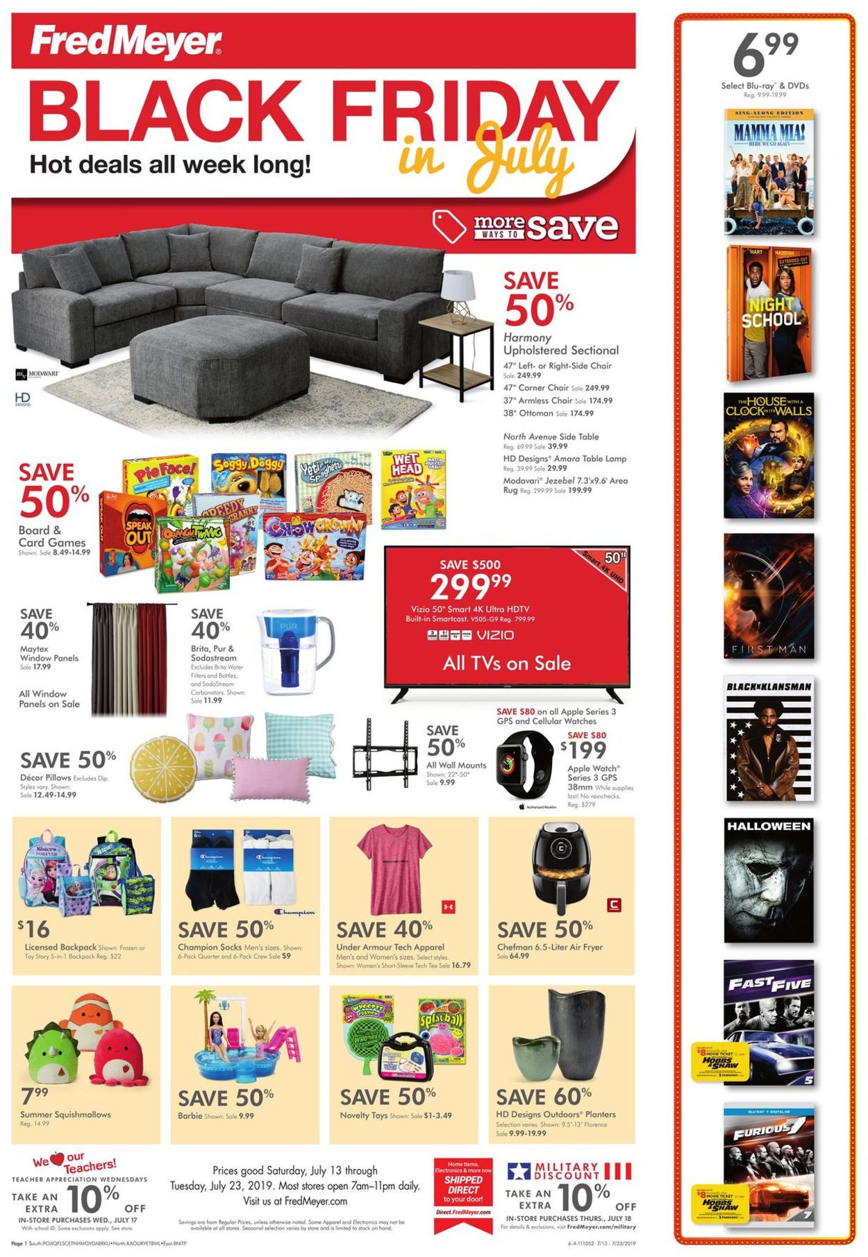 Catalogue Fred Meyer from 07/13/2019
