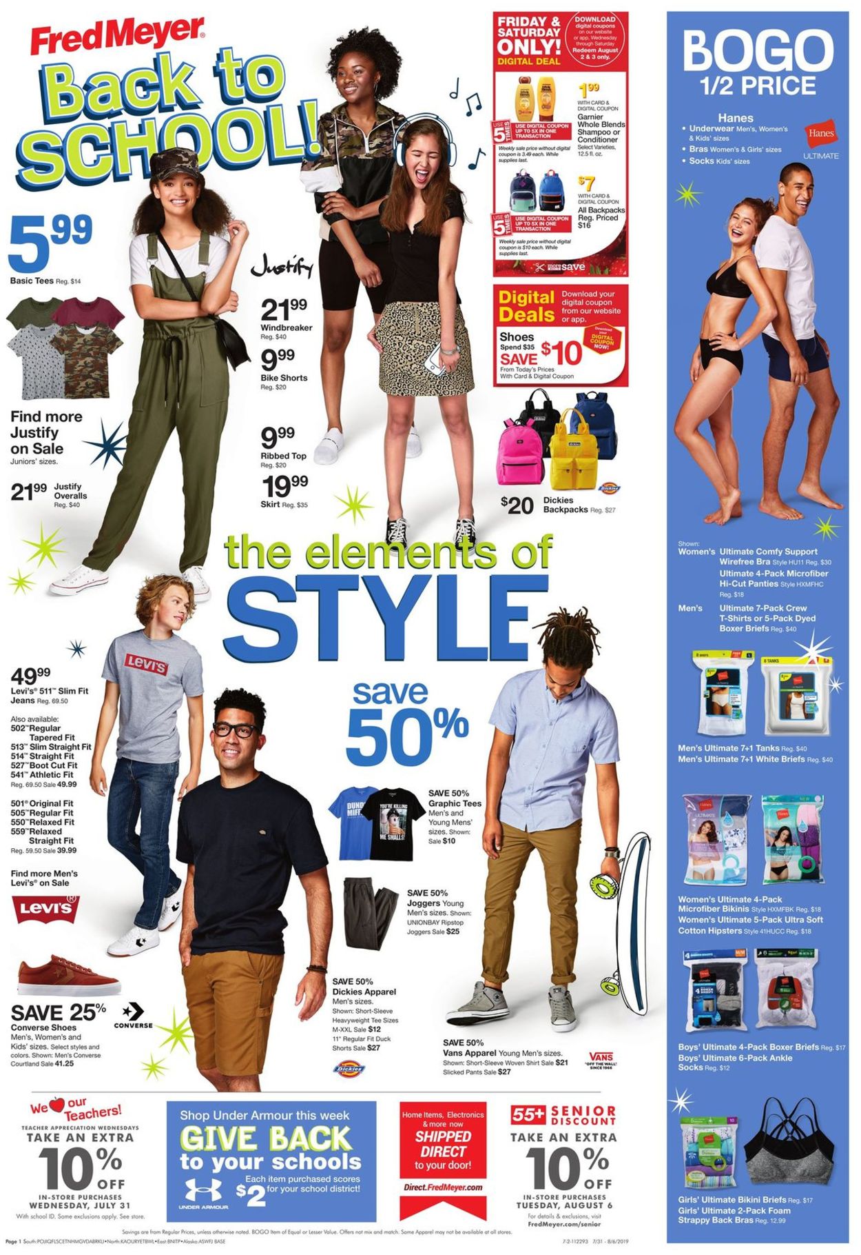 Catalogue Fred Meyer from 07/31/2019
