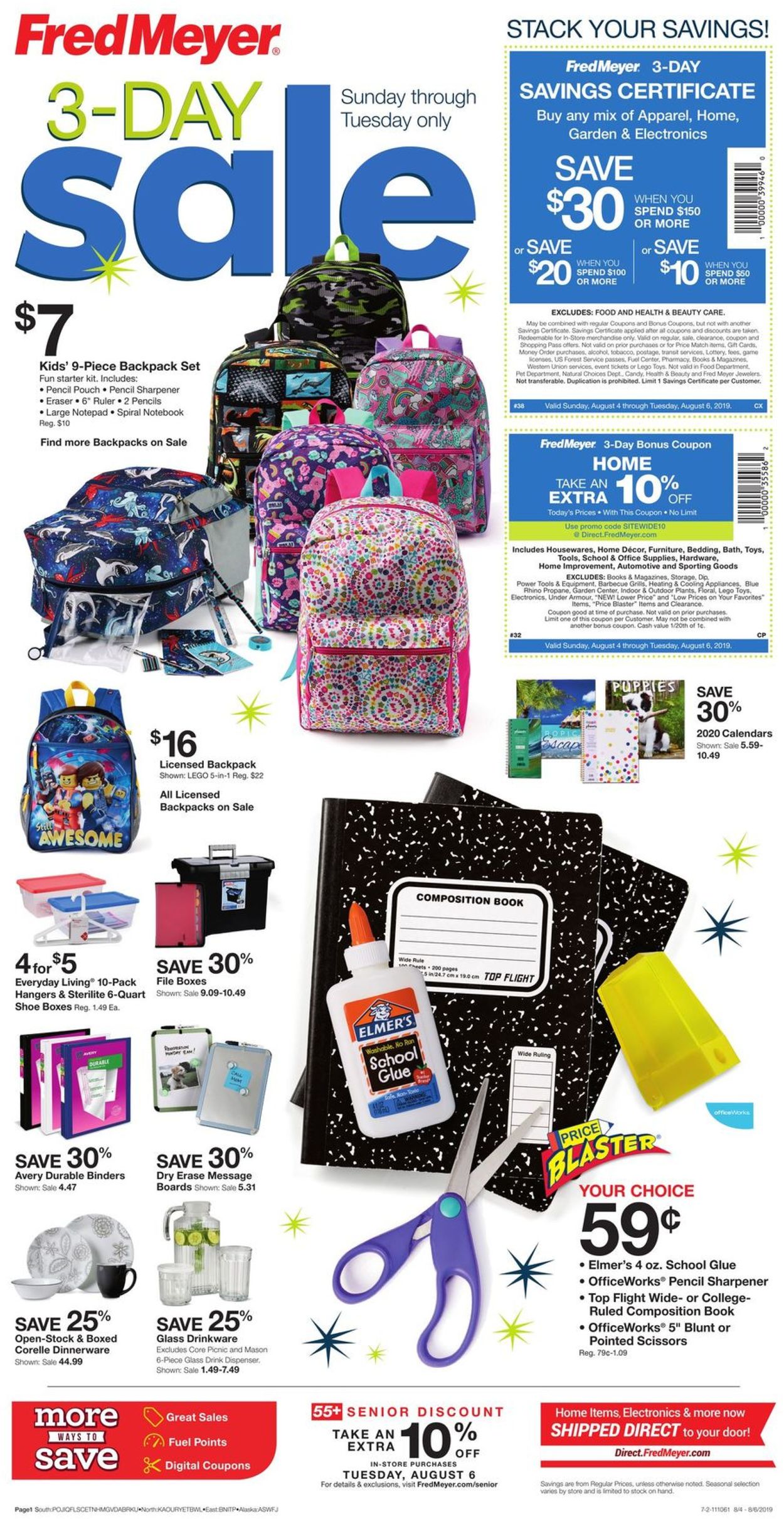 Catalogue Fred Meyer from 08/03/2019