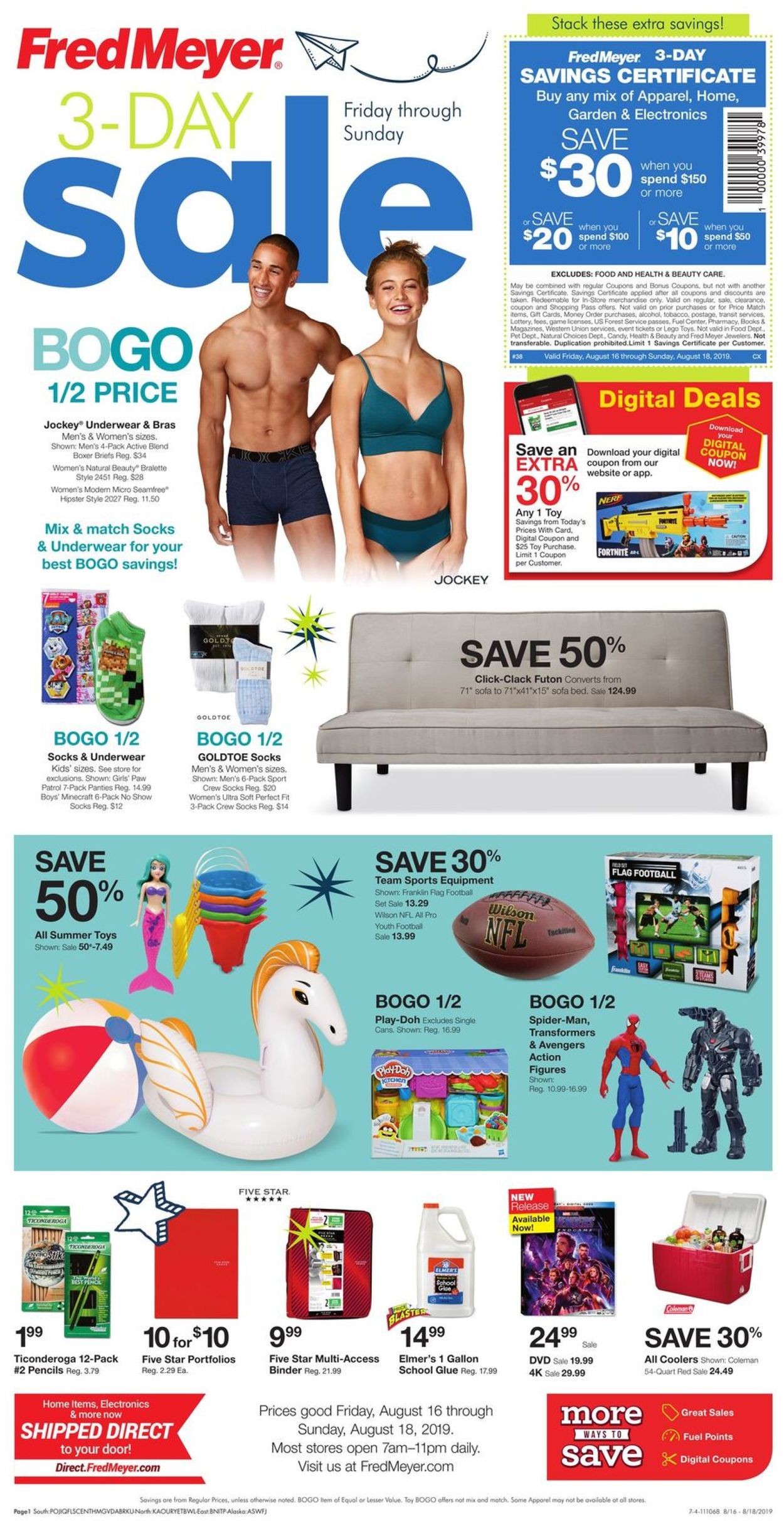 Catalogue Fred Meyer from 08/16/2019