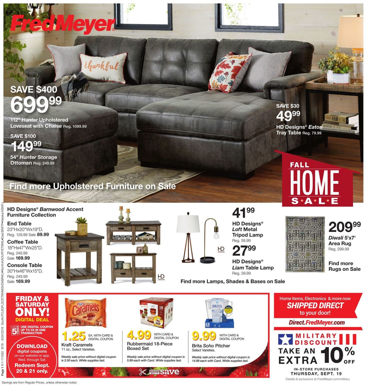 Catalogue Fred Meyer from 09/18/2019