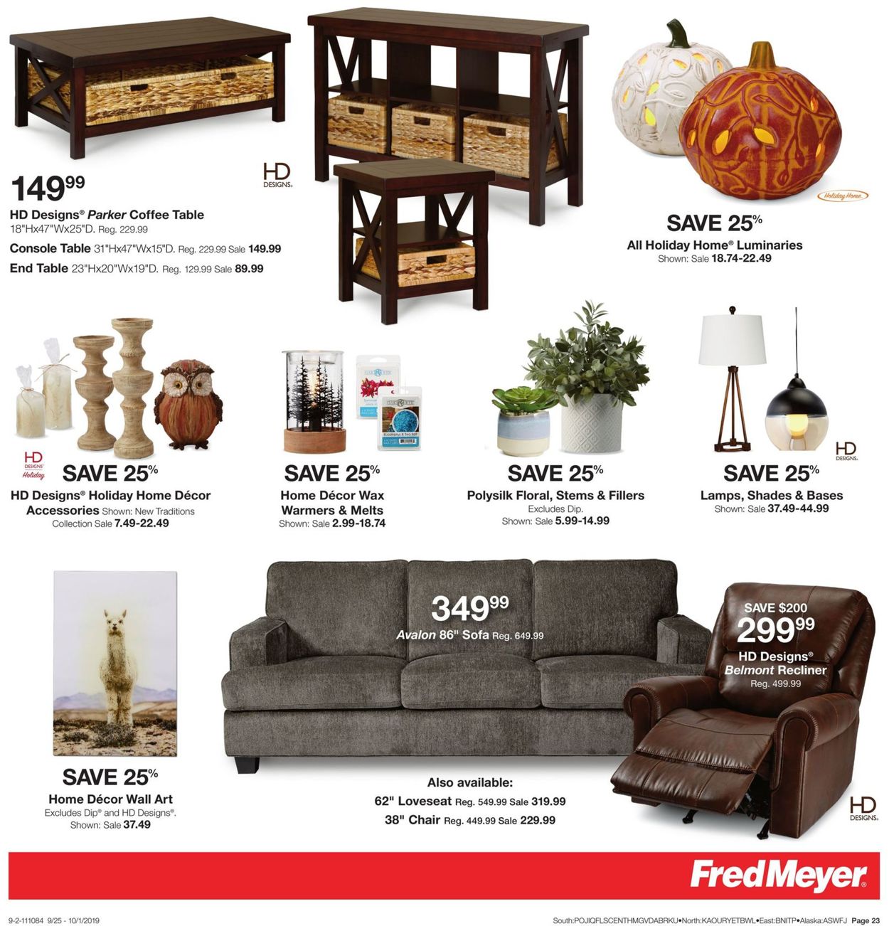 Catalogue Fred Meyer from 09/25/2019