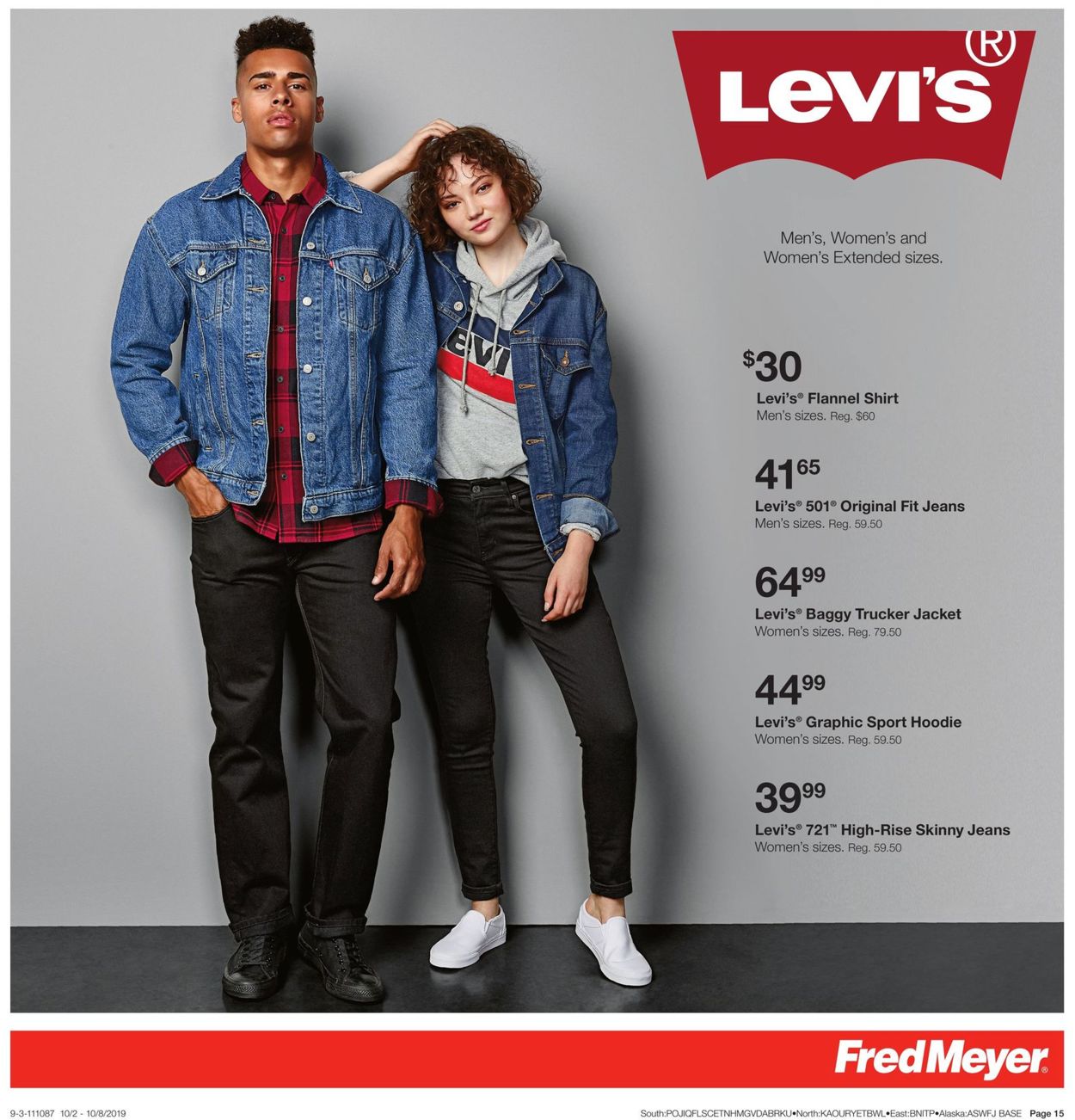levis at fred meyer
