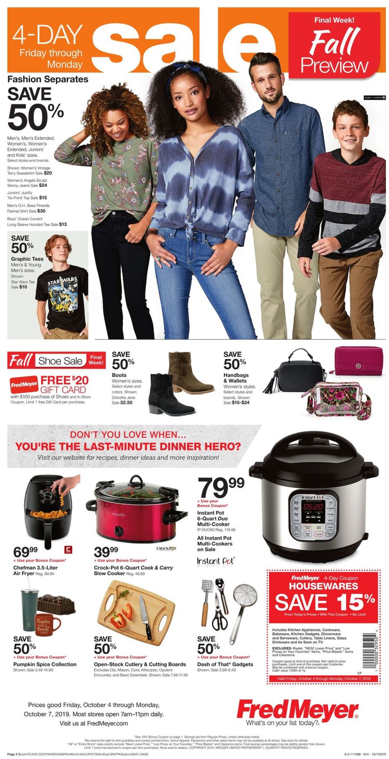 Catalogue Fred Meyer from 10/04/2019