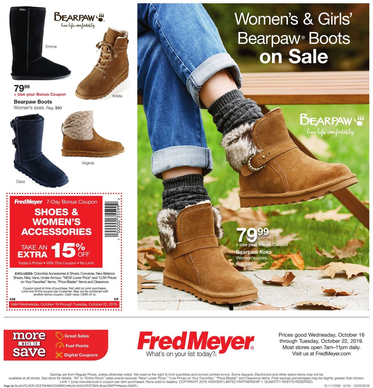 fred meyer bearpaw boots