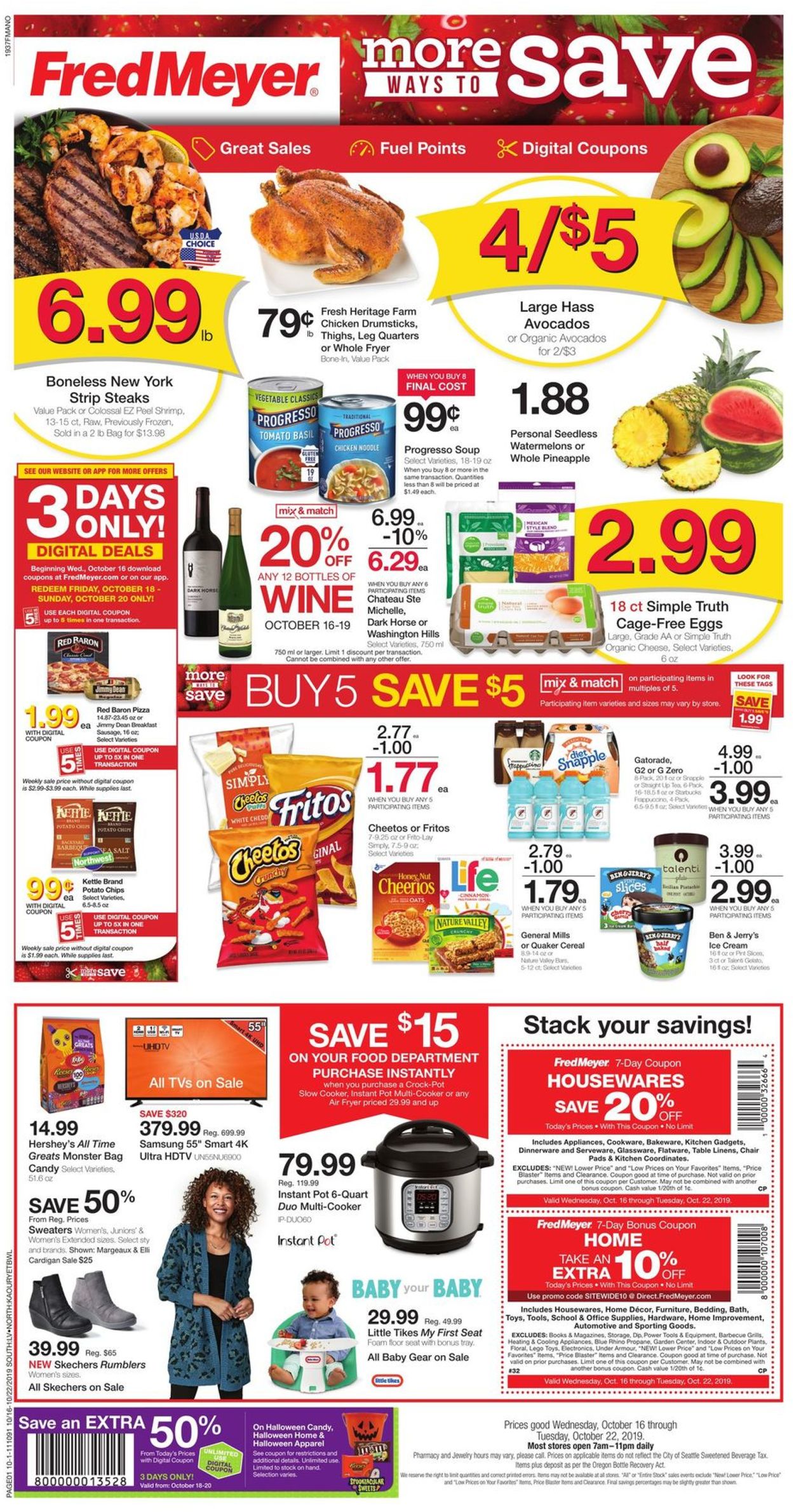 Fred Meyer Current weekly ad 10/16 10/22/2019