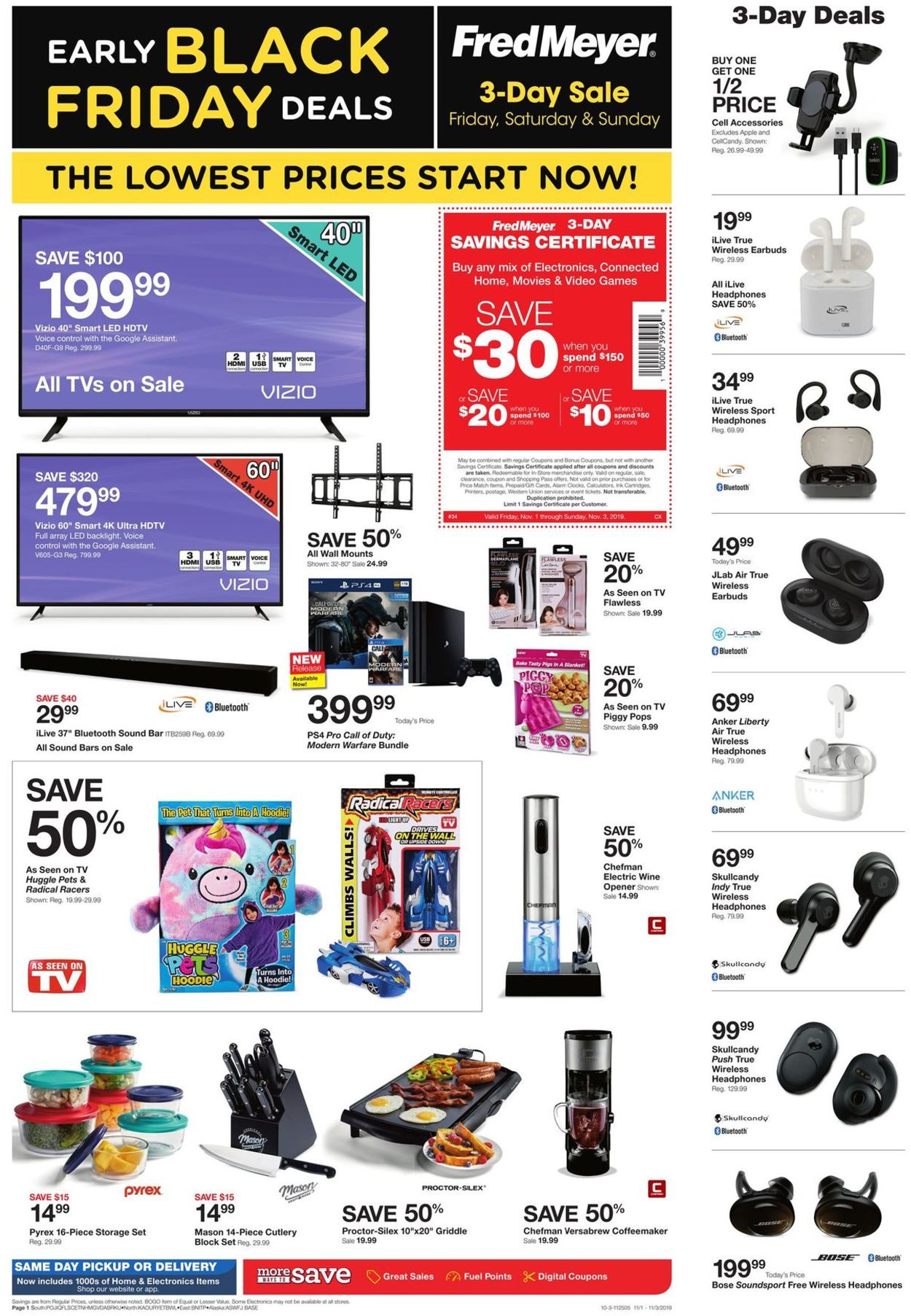 Catalogue Fred Meyer - Black Friday 2019 from 11/01/2019