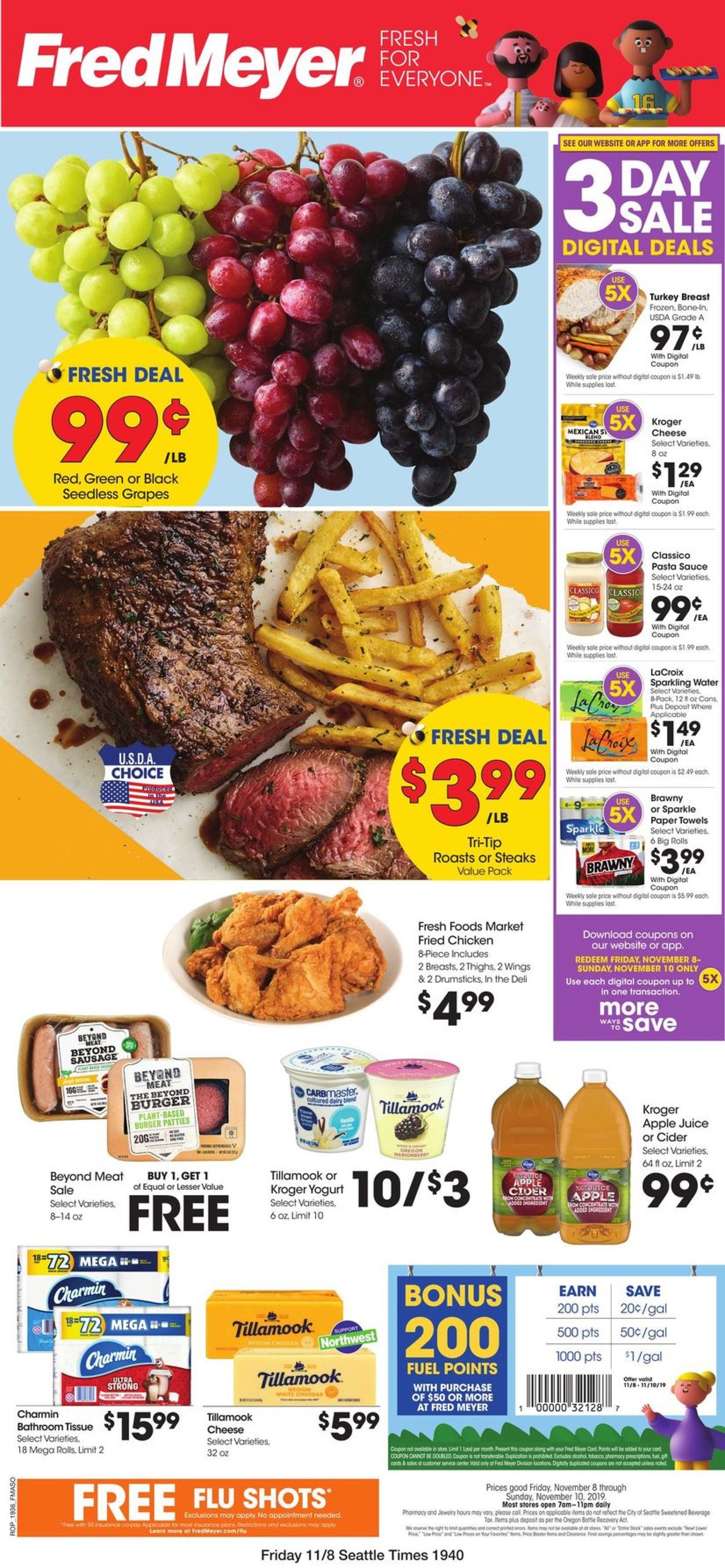 Fred Meyer Current weekly ad 11/08 11/10/2019