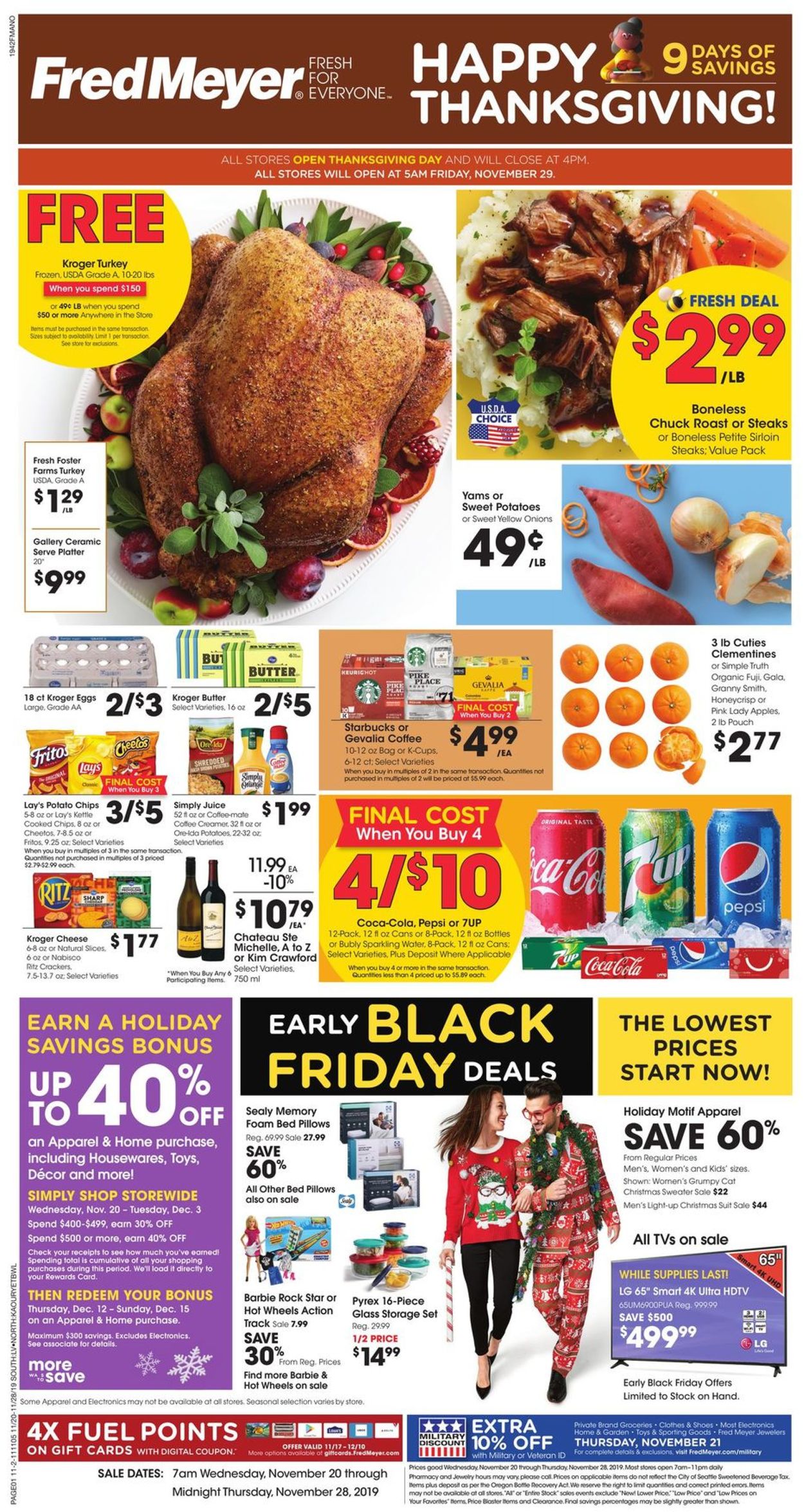 Fred Meyer Black Friday Ad 2019 Current weekly ad 11/19 11/29/2019