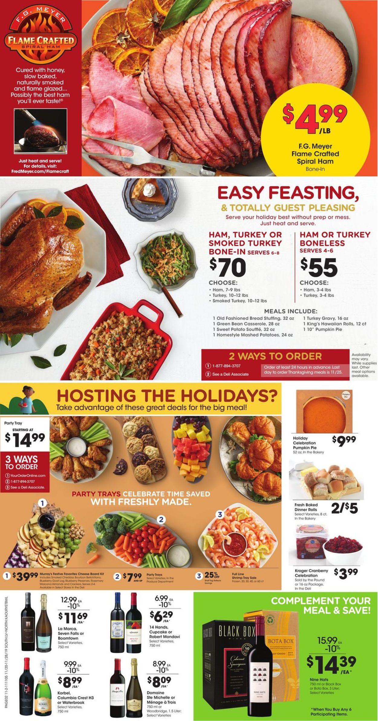 Catalogue Fred Meyer - Thanksgiving Ad 2019 from 11/24/2019