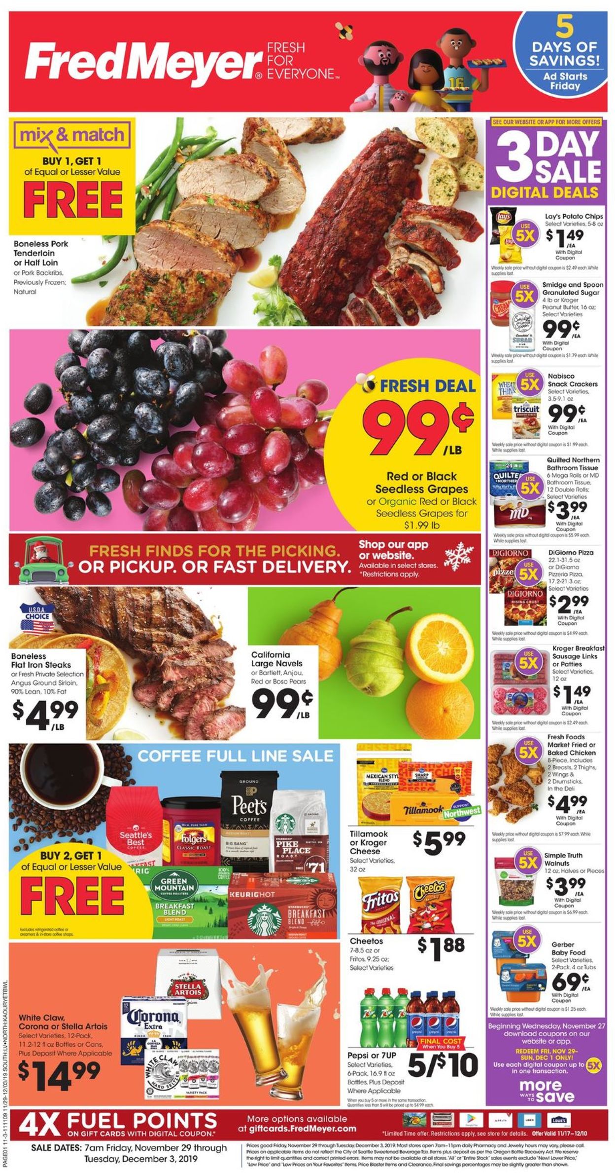 Catalogue Fred Meyer from 11/29/2019