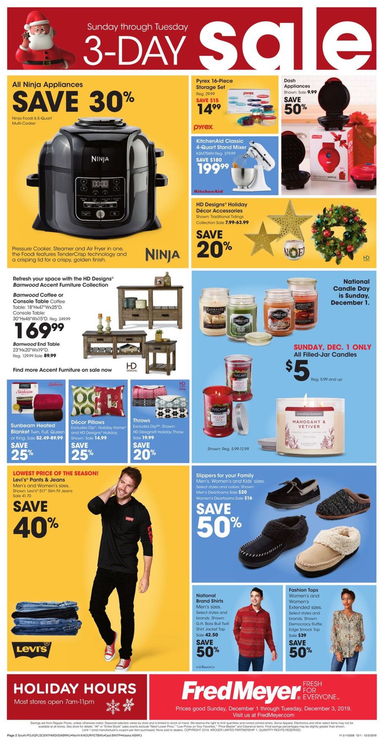 Catalogue Fred Meyer - Holiday Ad 2019 from 12/01/2019