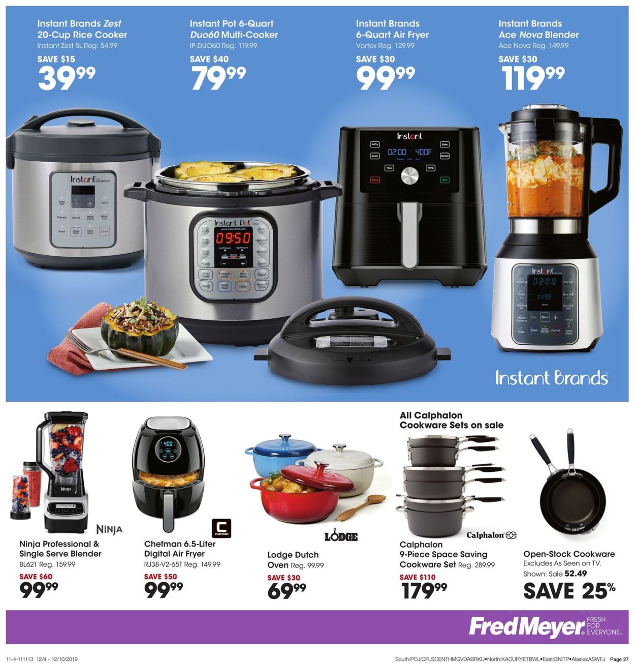 Catalogue Fred Meyer - Holiday Ad 2019 from 12/04/2019